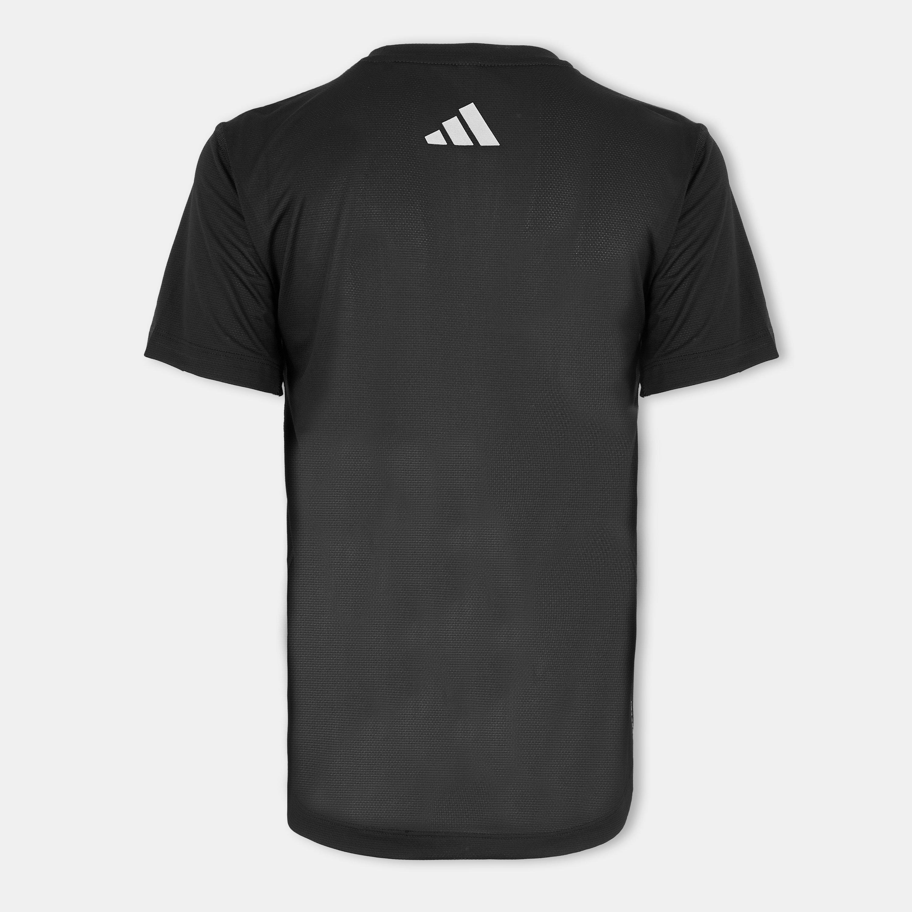 Black - adidas - Ecoblack Short-Sleeve Performance Running Top - 2