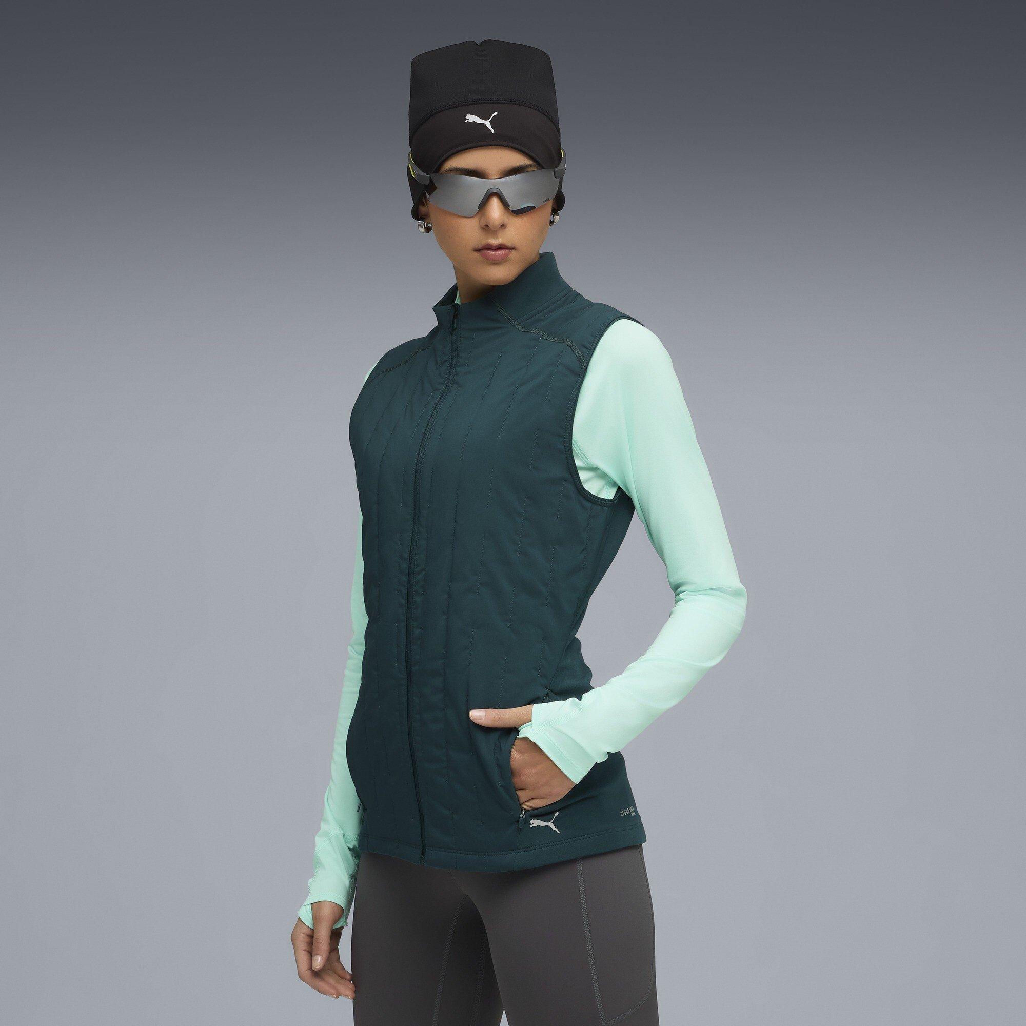 Zelena teren - Puma - Women's Run Cloudspun Warm Label Vest - 3