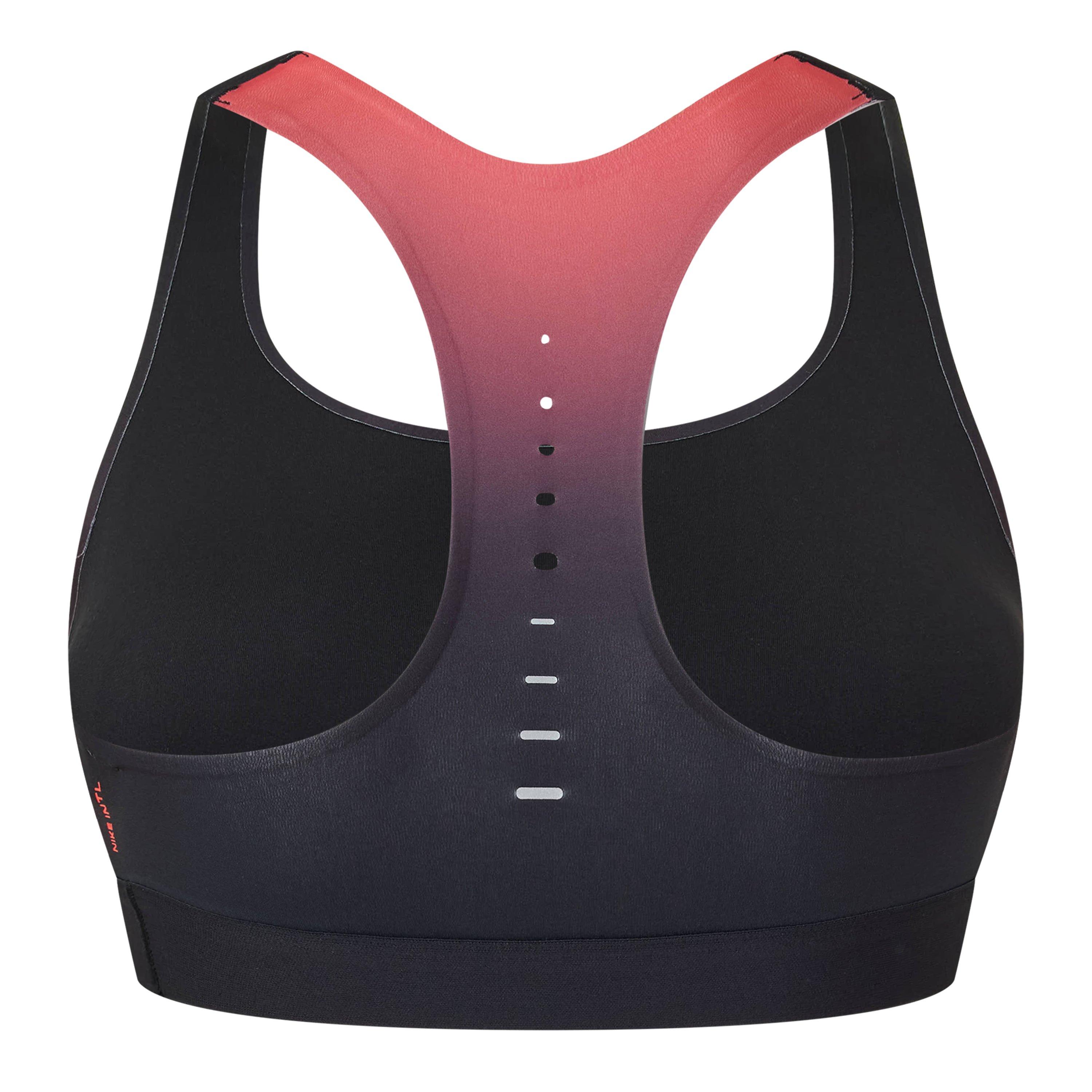 Black/Crimson - Nike - Women's Swift Sport Bra - 2