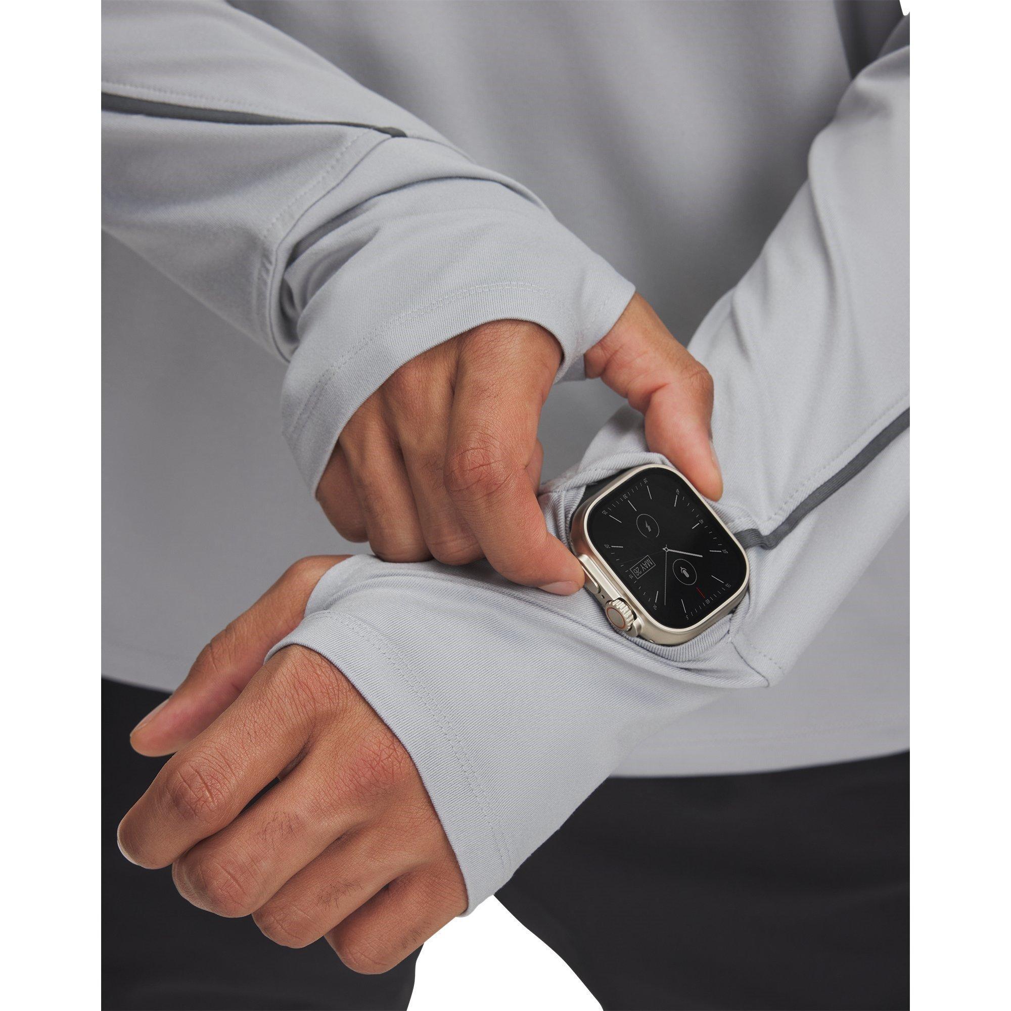 Grau - Under Armour - Qualifier Zipped Long-Sleeve Performance Top - 3