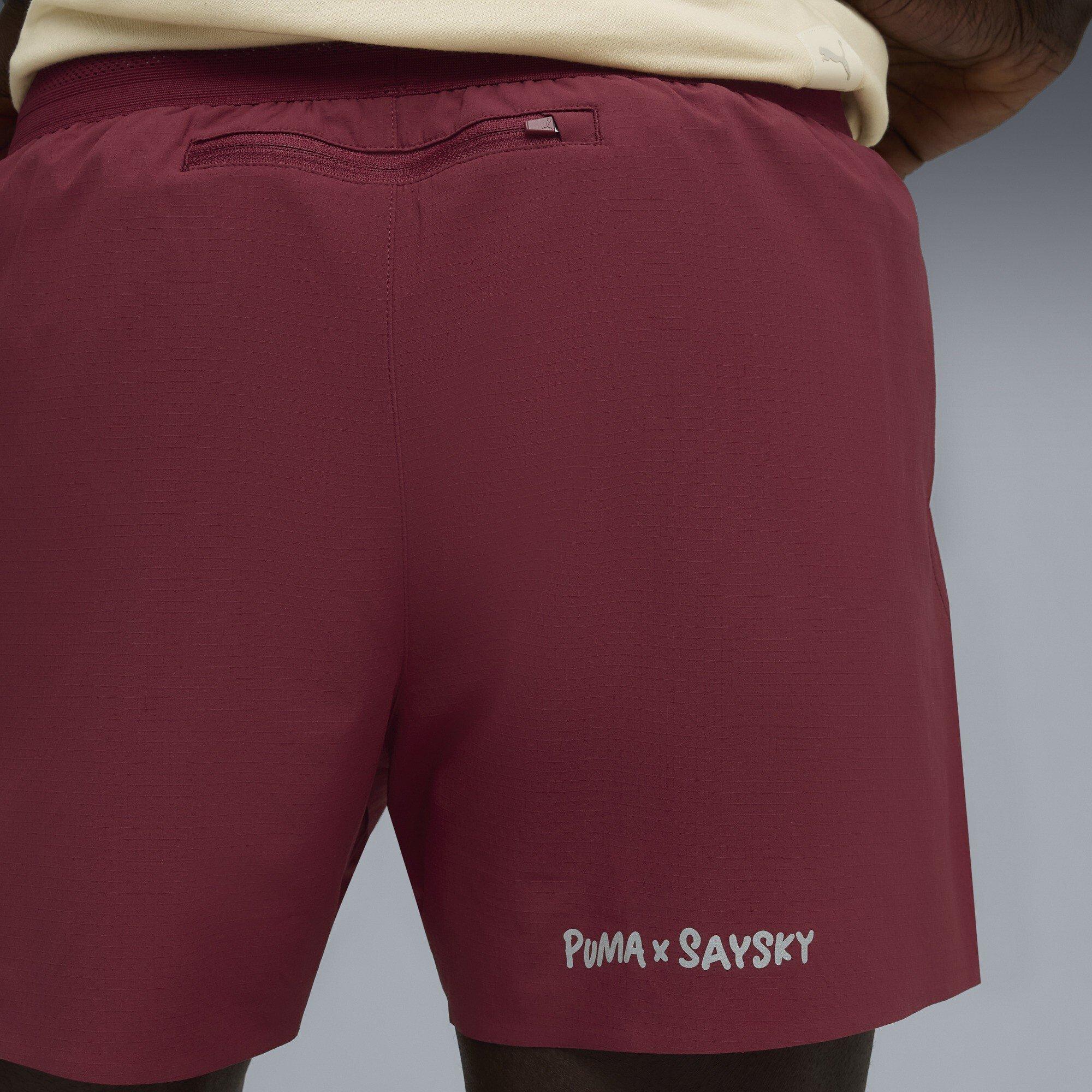 Team Regal Red - Puma - Men's X Saysky Run Short Performance Running Shorts - 6