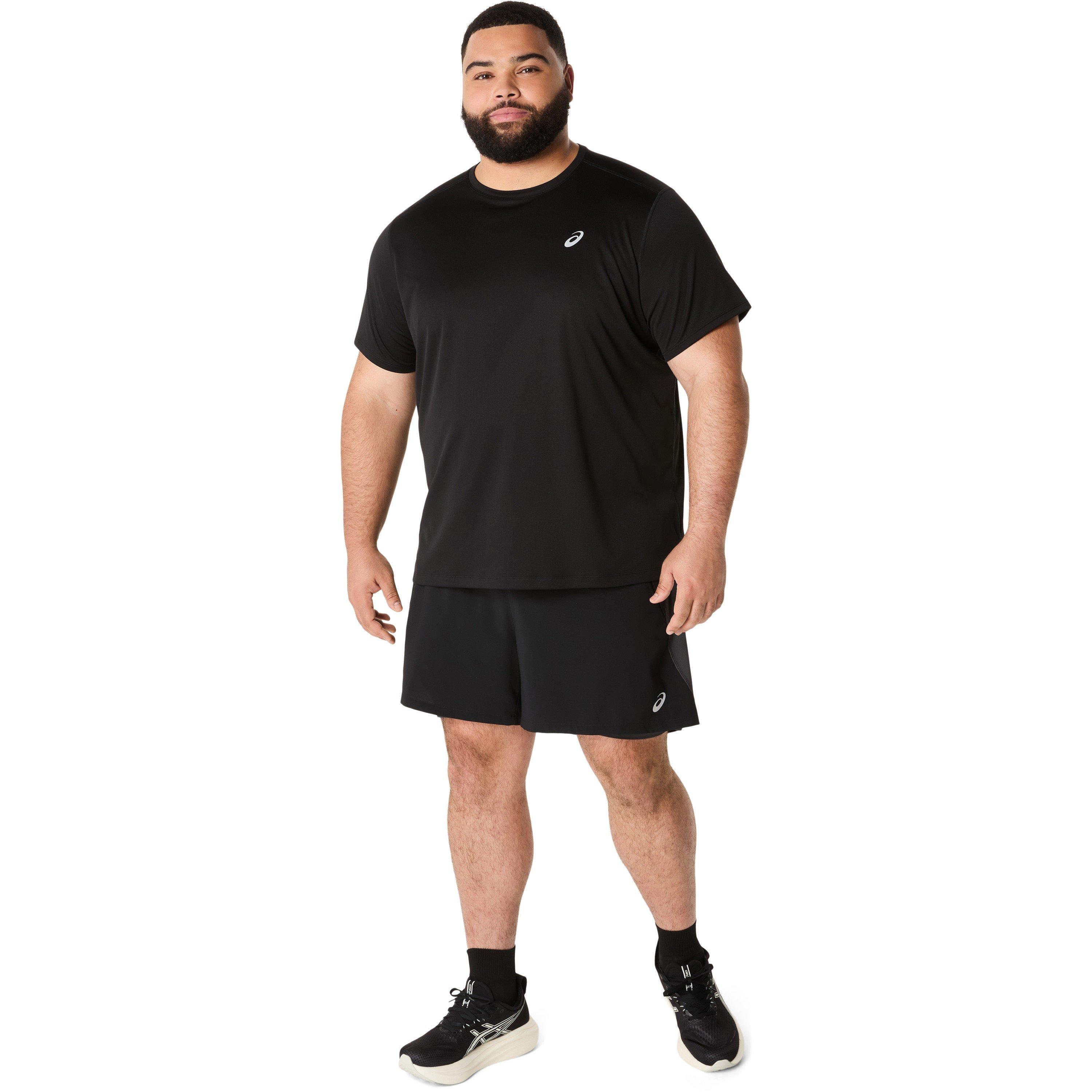 Perf.Black - Asics - Silver Short Sleeve Top Mens - 2