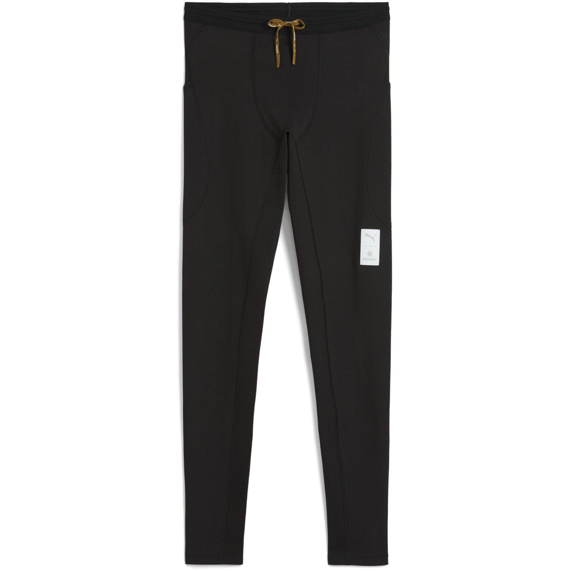Black - Puma - Men's X Saysky Fleece Performance Running Tights - 1