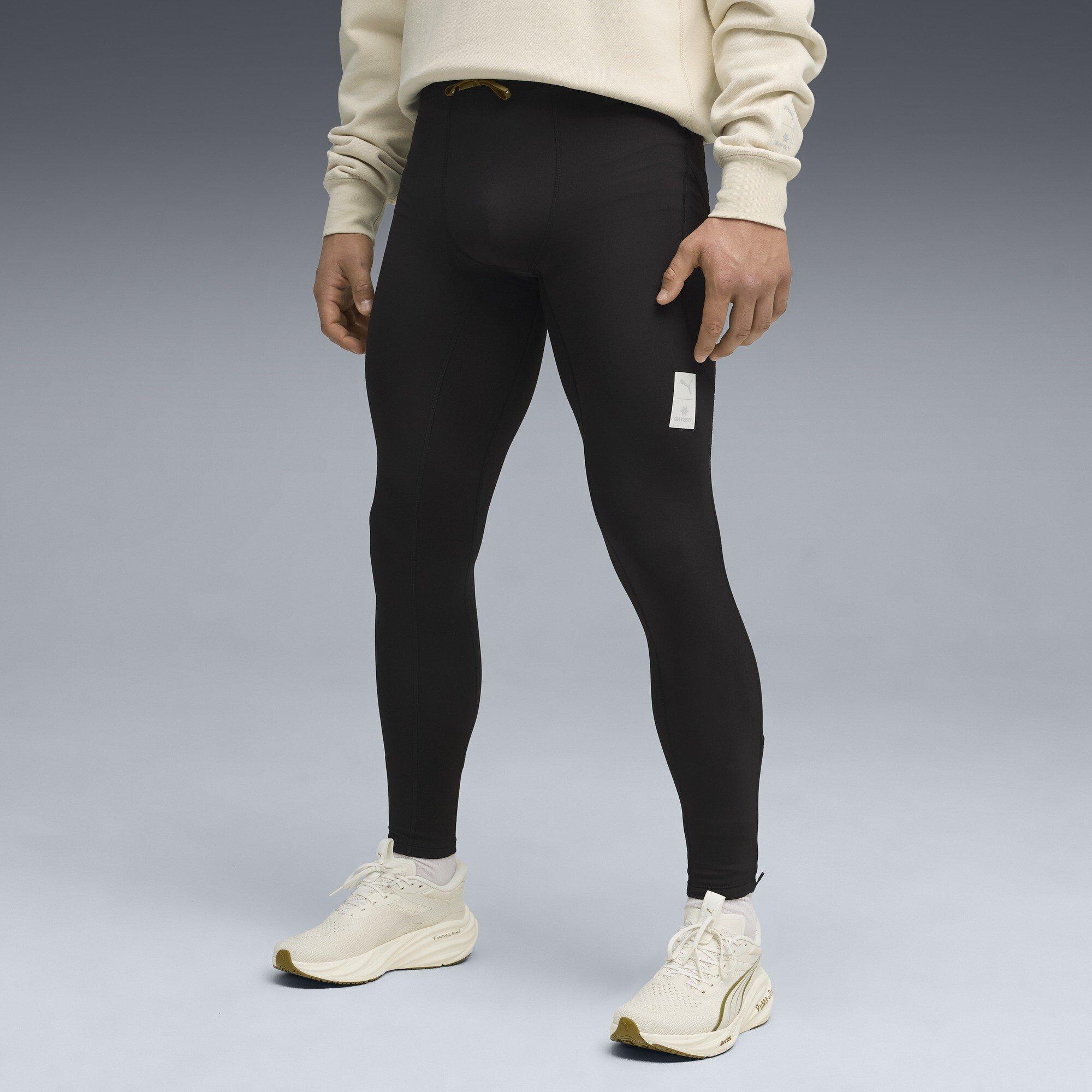 Nero - Puma - Men's X Saysky Fleece Performance Running Tights - 3