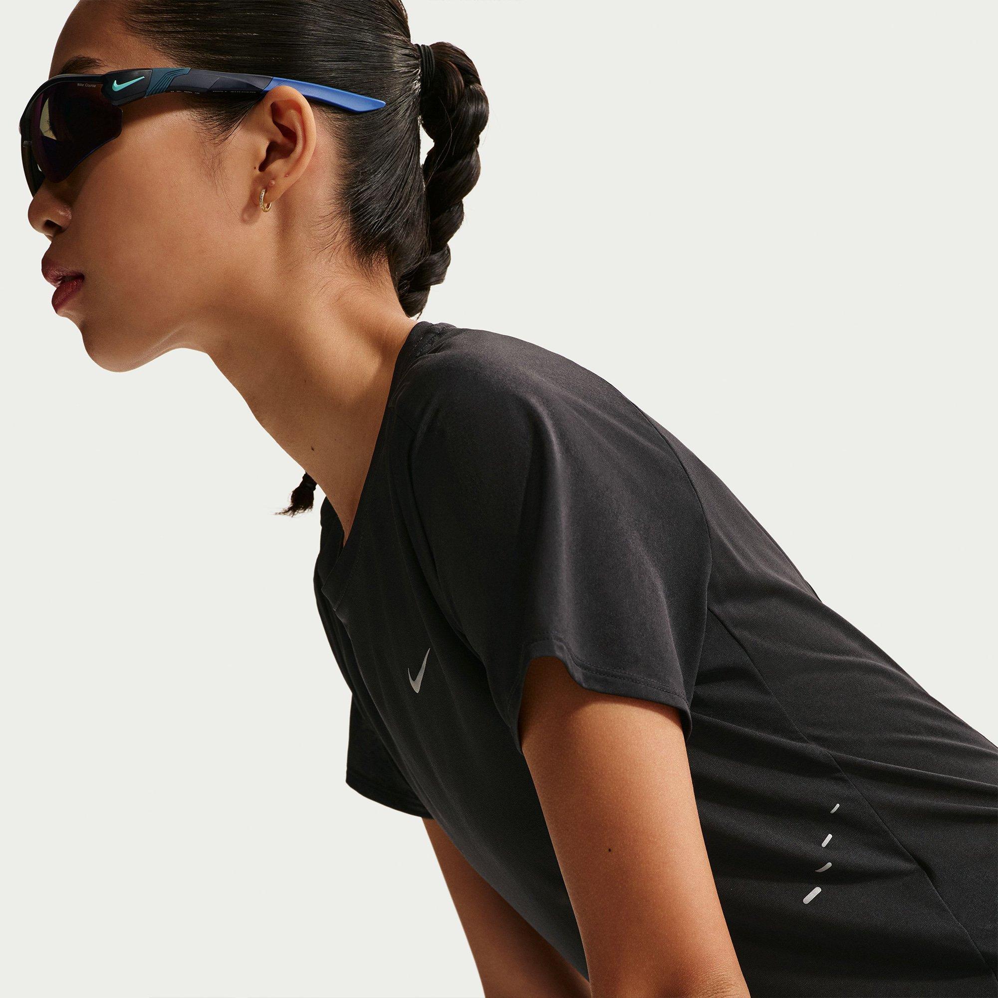 Blk/Dust/Silver - Nike - Women's Nvlt Performance Running Shorts - 3