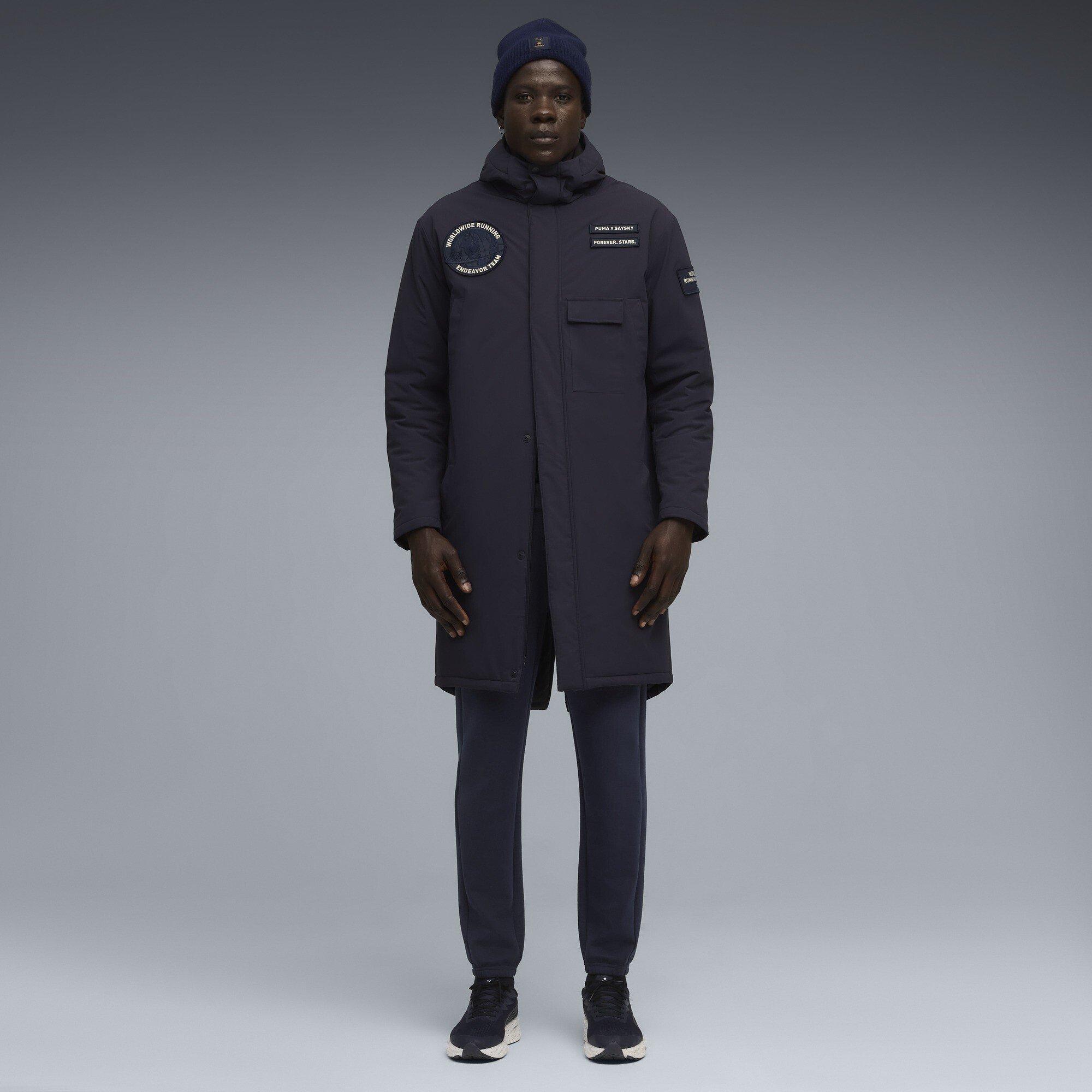 Novo Azul Marinho - Puma - Men's X Saysky Team Performance Running Jacket - 3