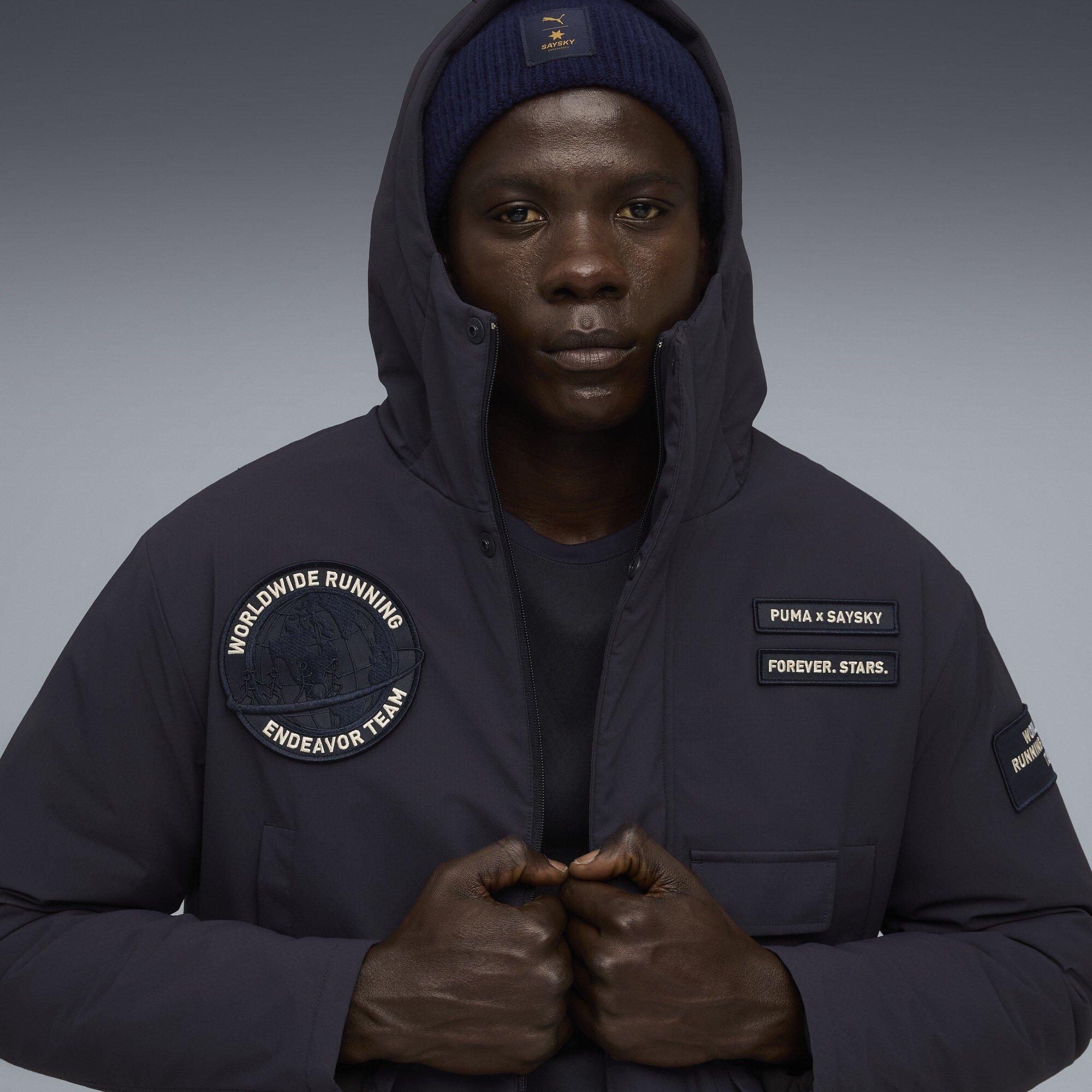 Novo Azul Marinho - Puma - Men's X Saysky Team Performance Running Jacket - 6