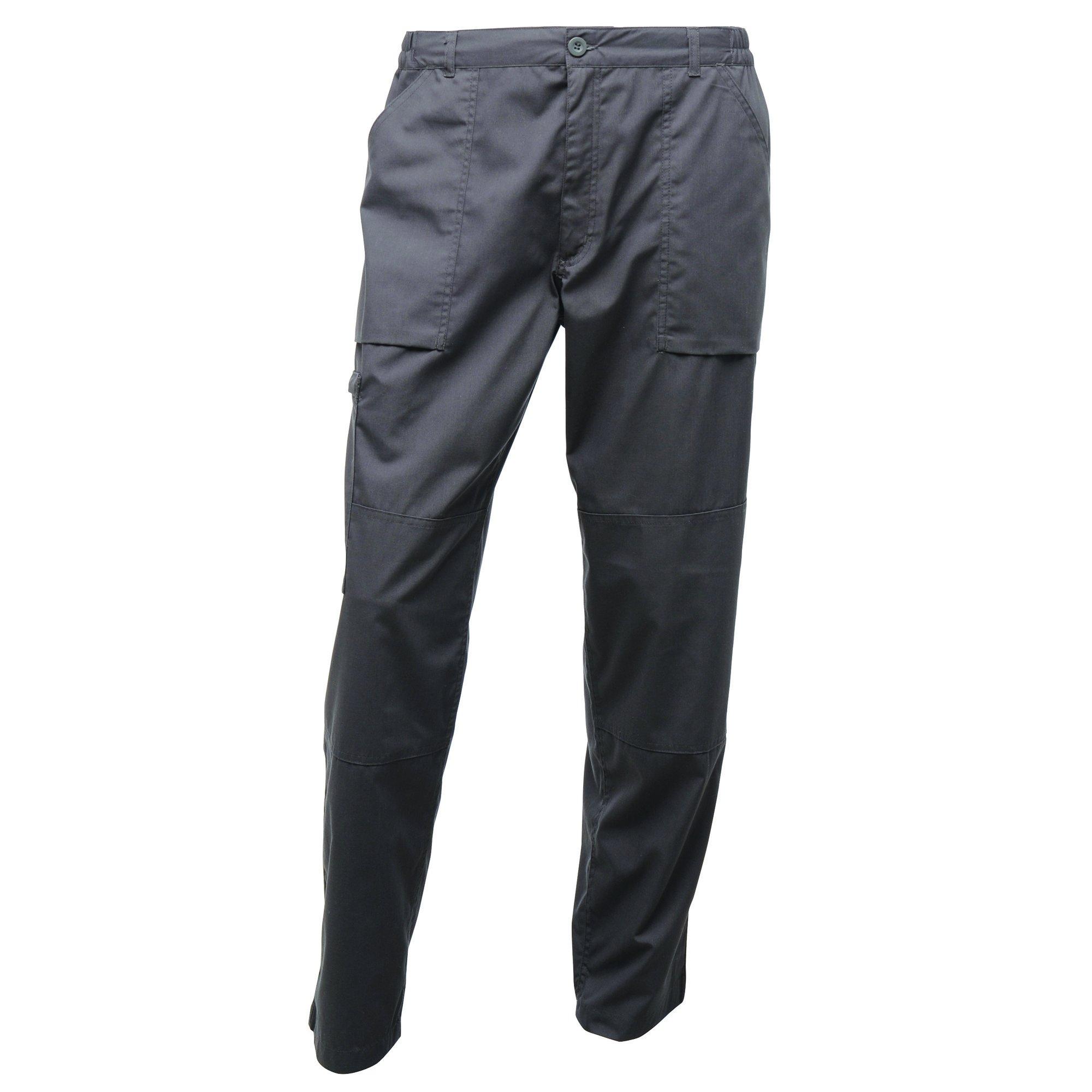 Regatta Men's Action Workwear Trousers (Long Leg) - Dark Grey - 44