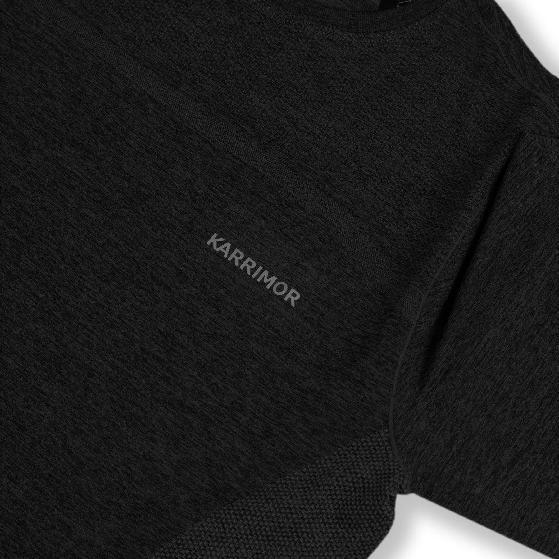 Zwart Marl - Karrimor - Xlite Running Long Sleeve Top Mens - 4