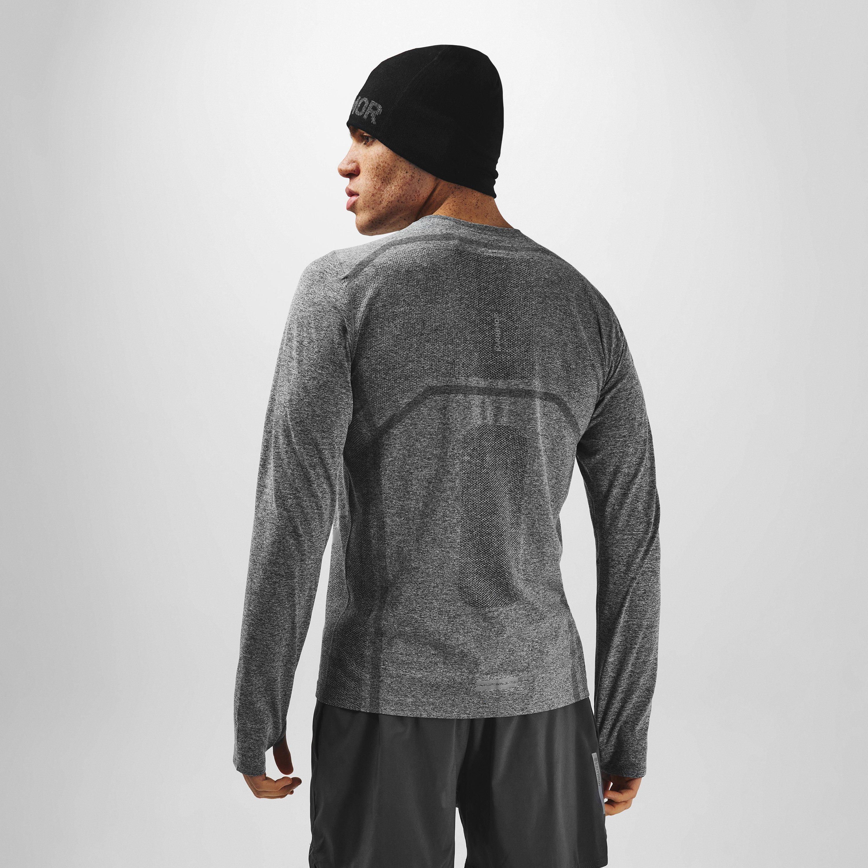 Grey Marl - Karrimor - Xlite Running Long Sleeve Top Mens - 4