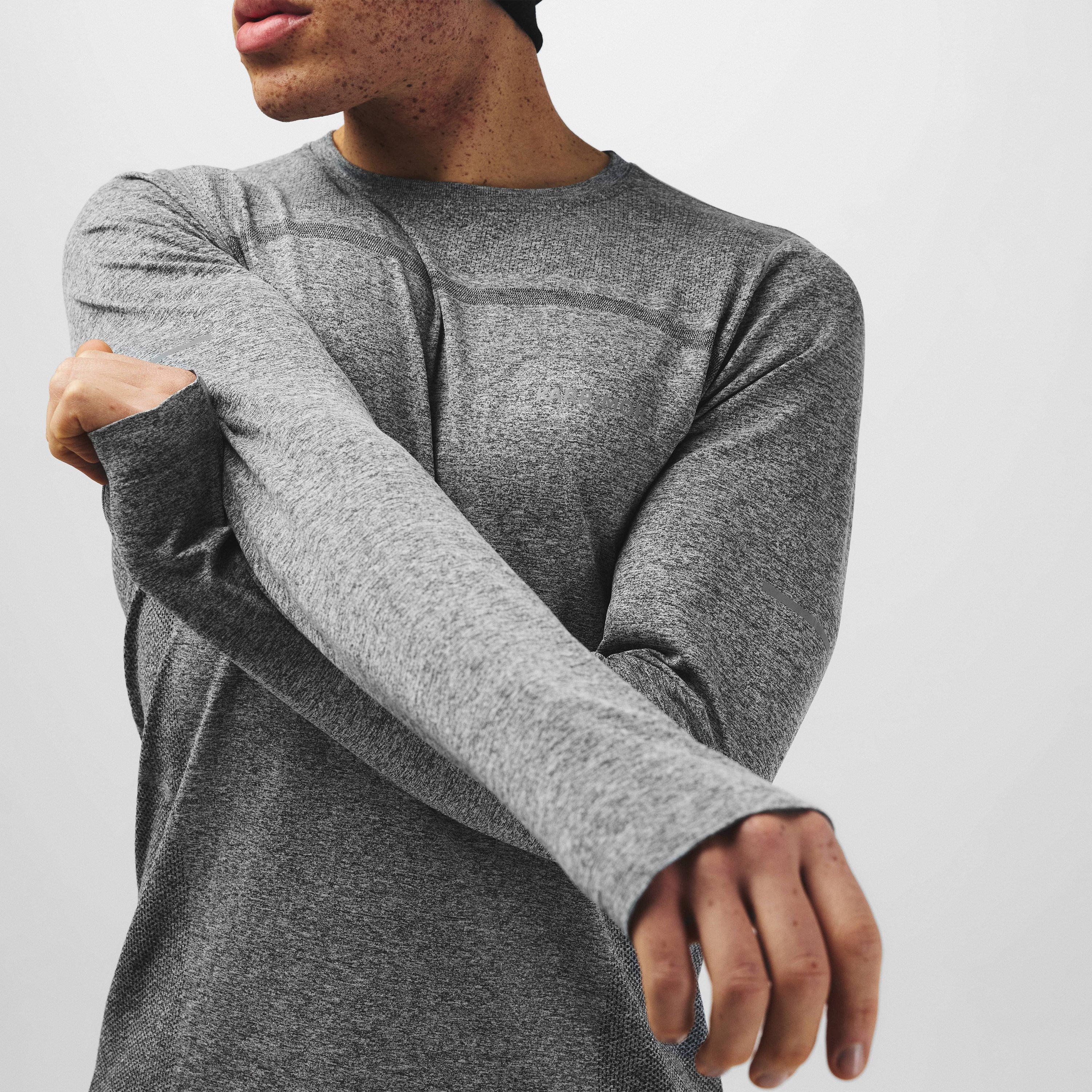 Grey Marl - Karrimor - Xlite Running Long Sleeve Top Mens - 5