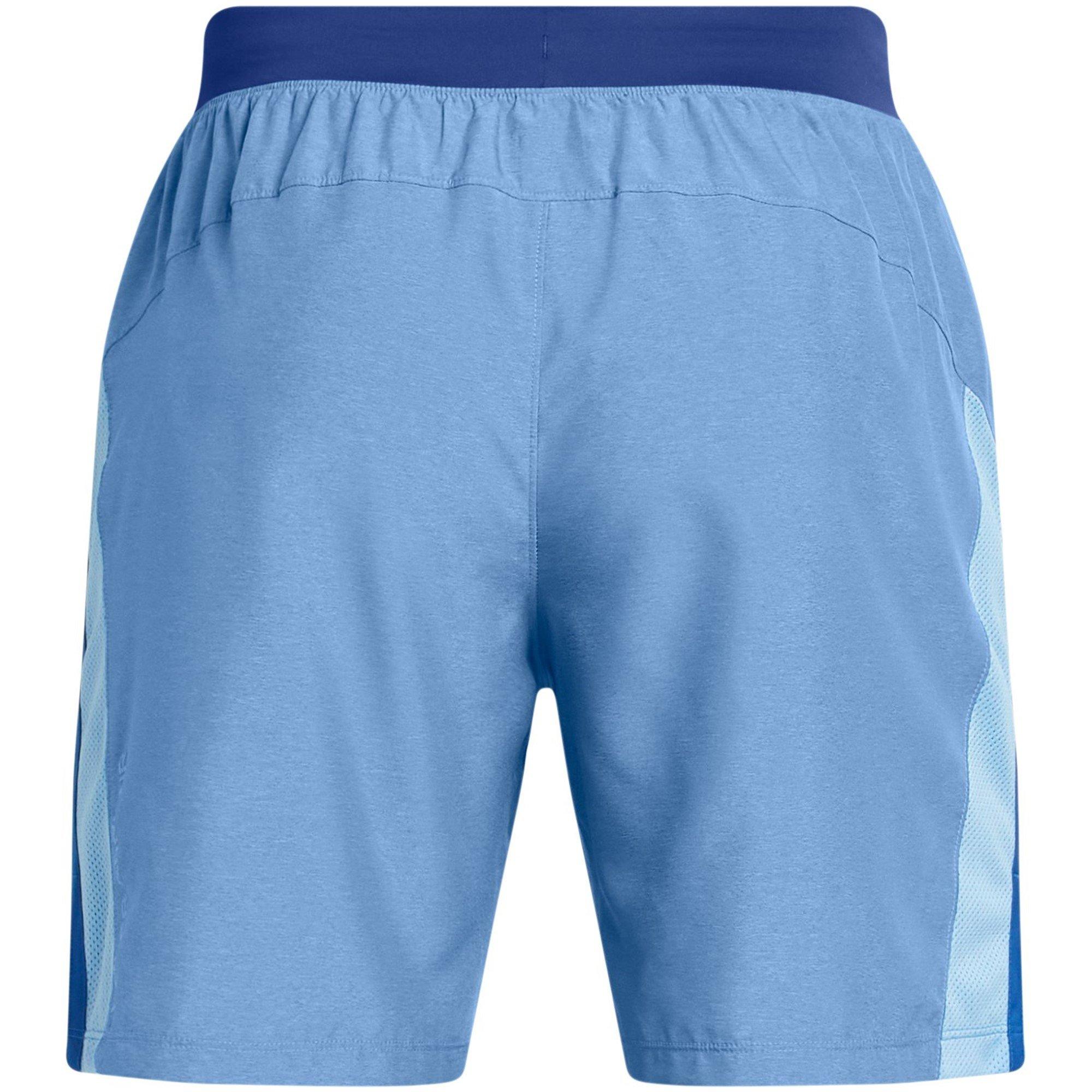 Blue - Under Armour - Men's Launch Heather Performance Running Shorts - 6