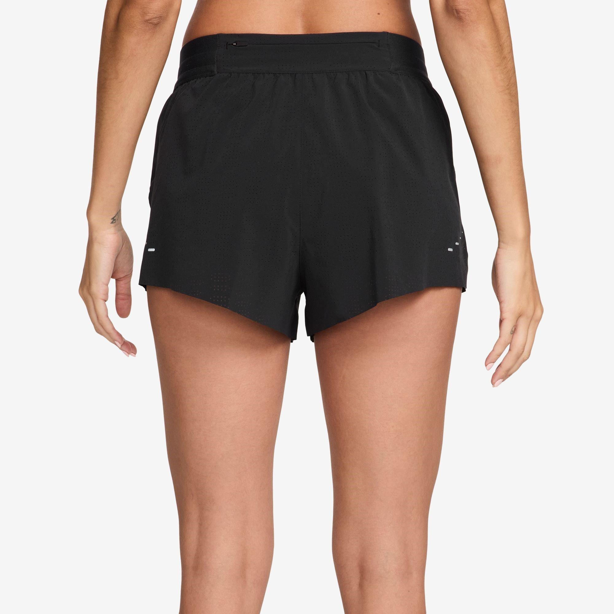 Nero/Bianco - Nike - Women's Performance Running Shorts - 2