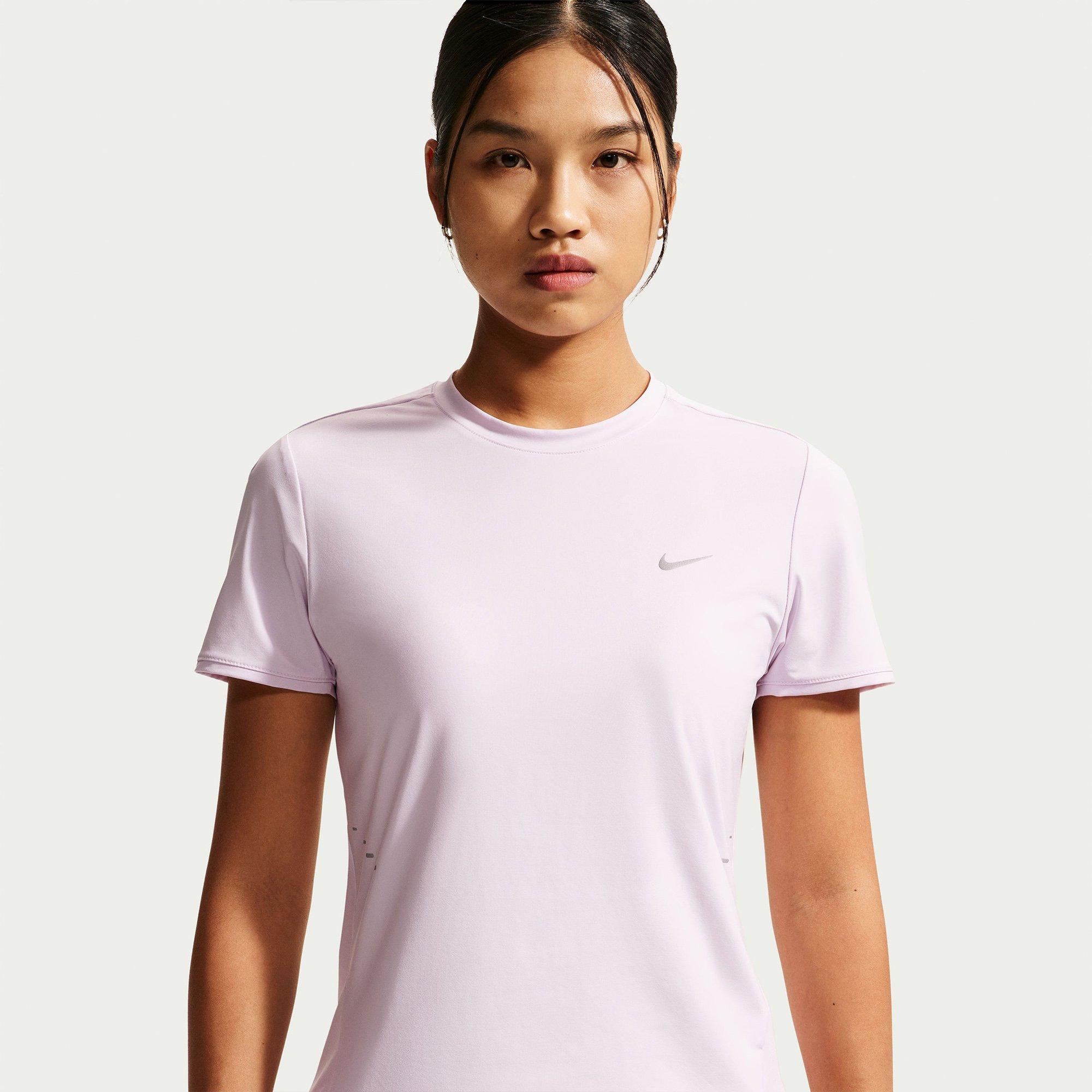 Lilac/R.Silver - Nike - Women's Short Sleeve Performance Running Top - 3