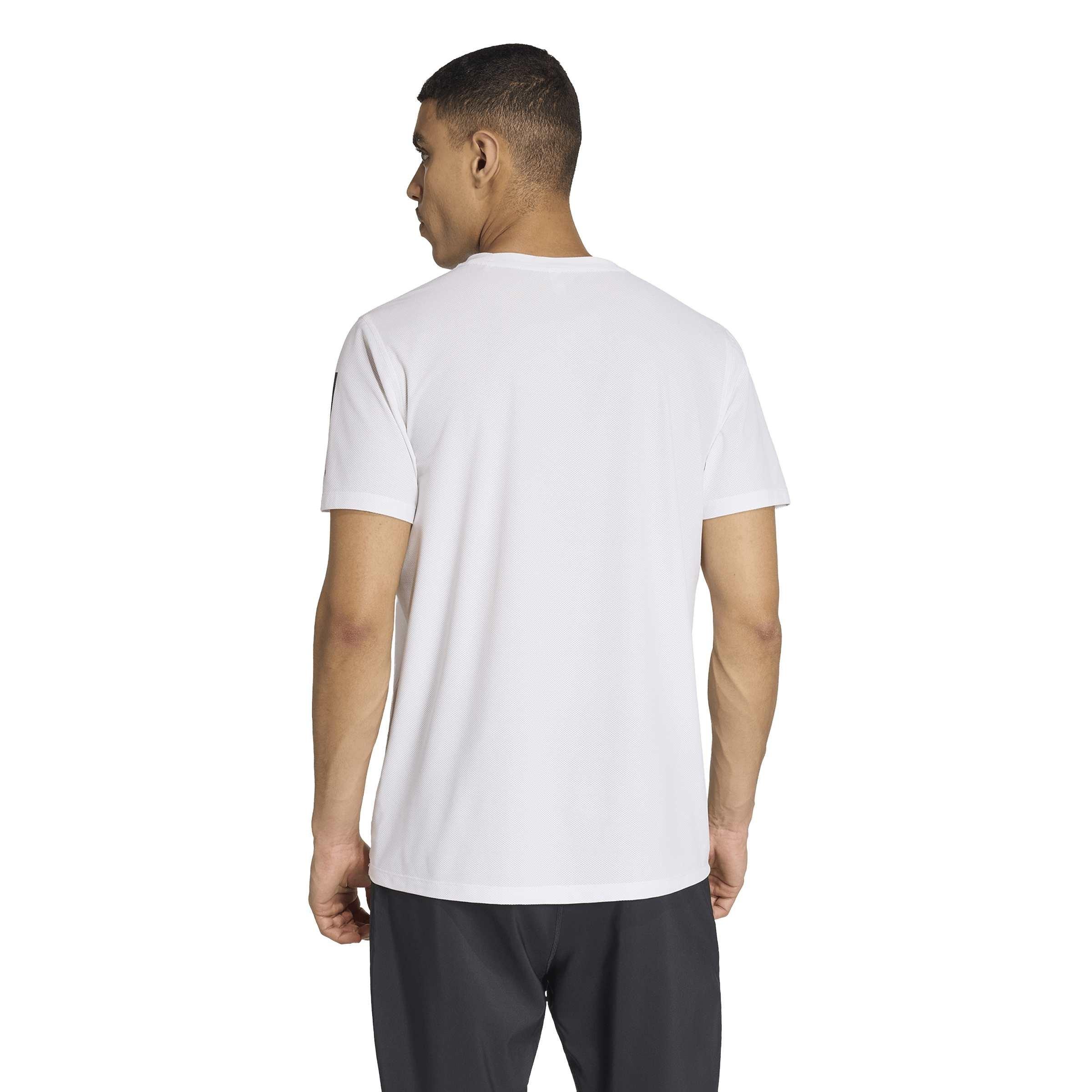 Blanc - adidas - adidas Otr B Tee Running Top Mens - 3