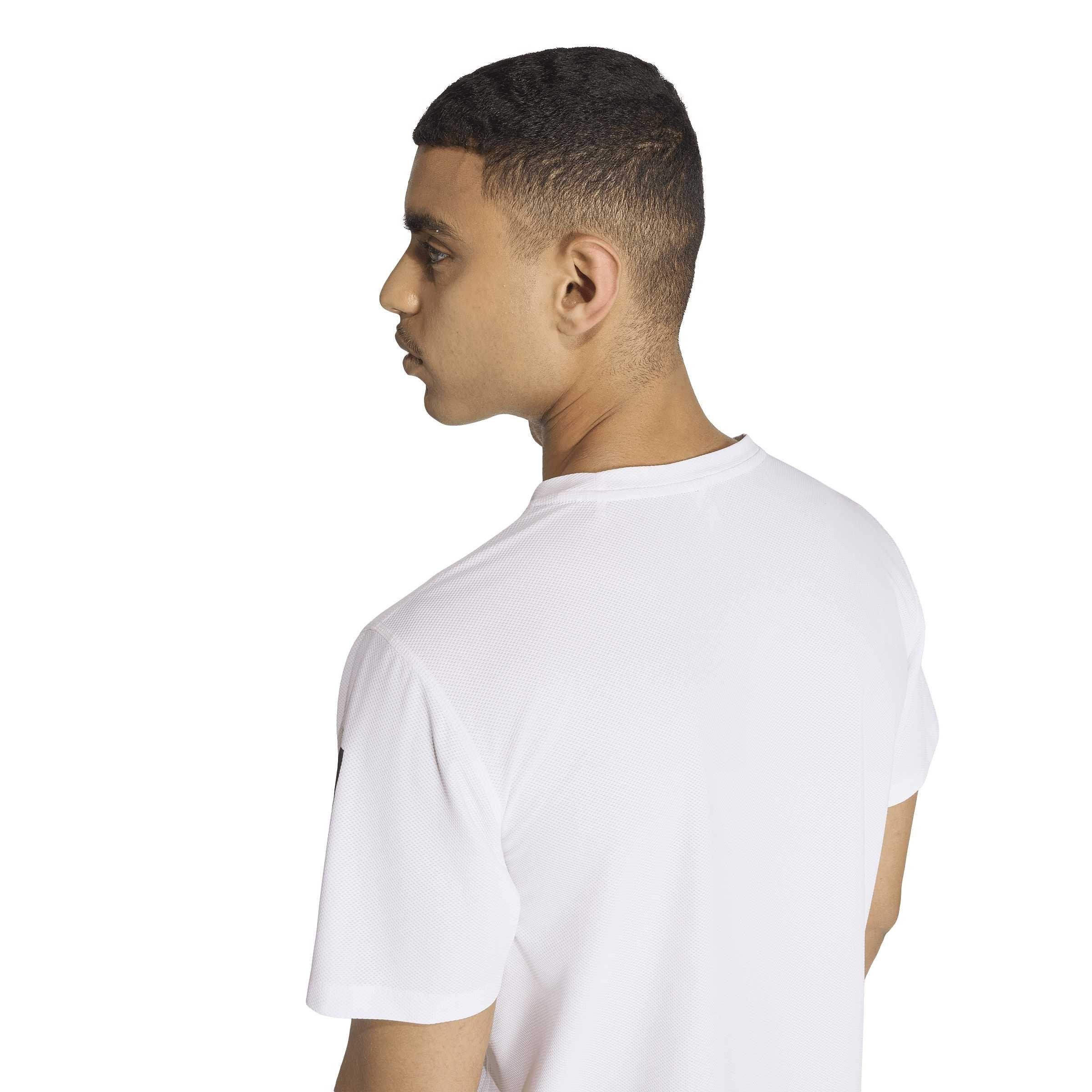 Blanc - adidas - adidas Otr B Tee Running Top Mens - 4