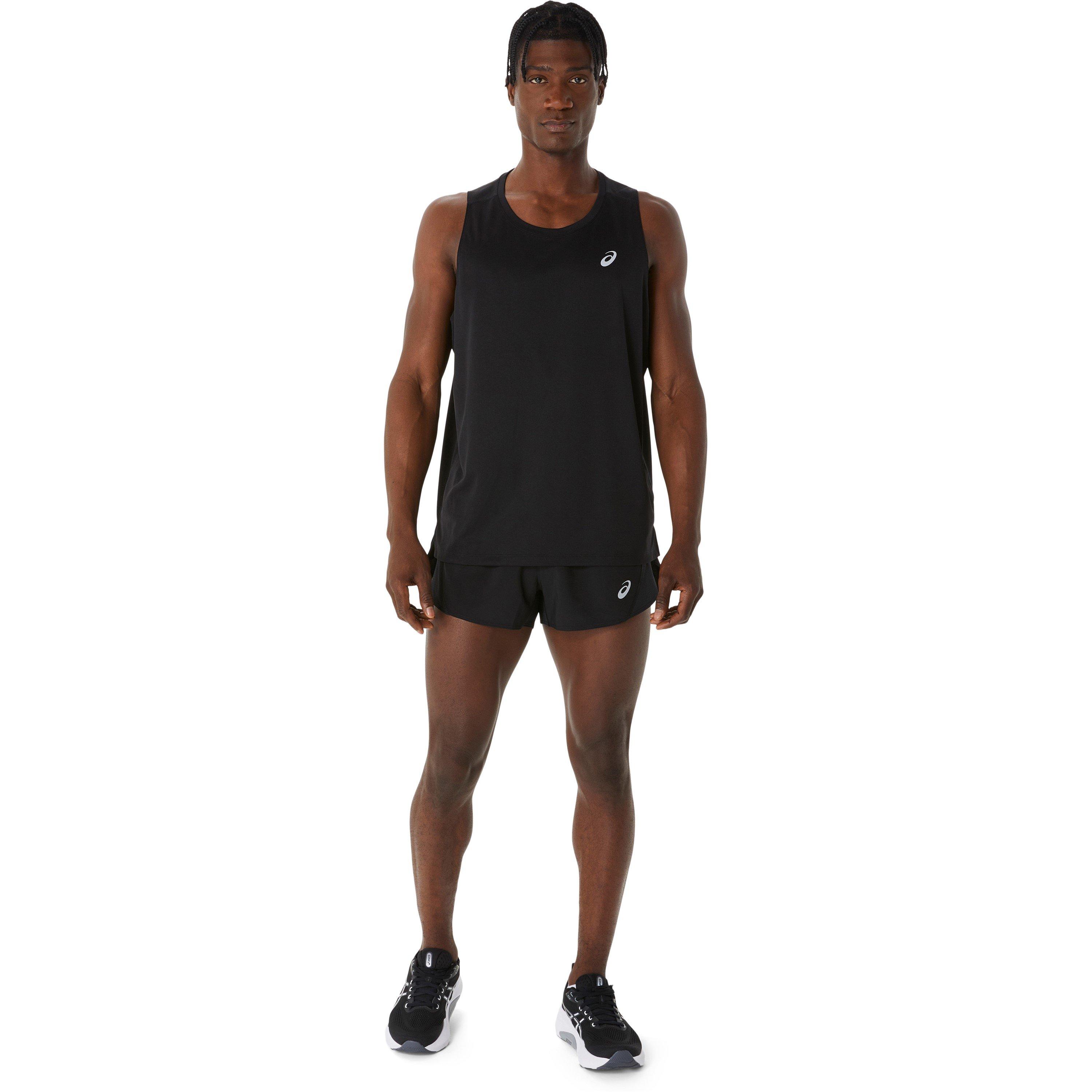 Perf.Black - Asics - Silver Singlet Mens - 2