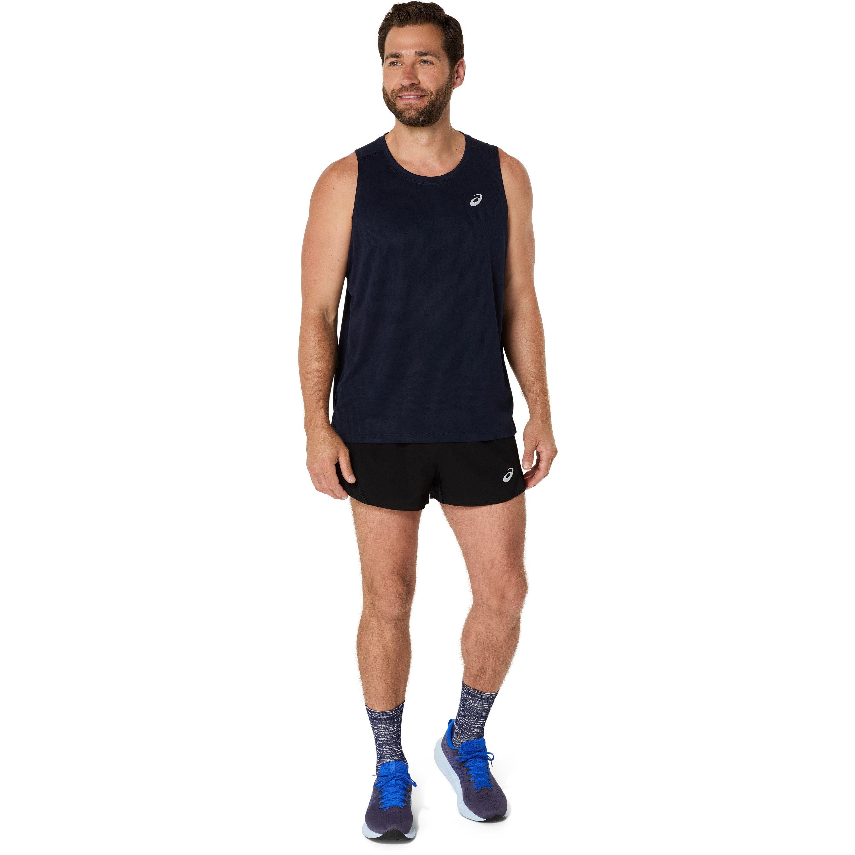 Midnight - Asics - Silver Singlet Mens - 2