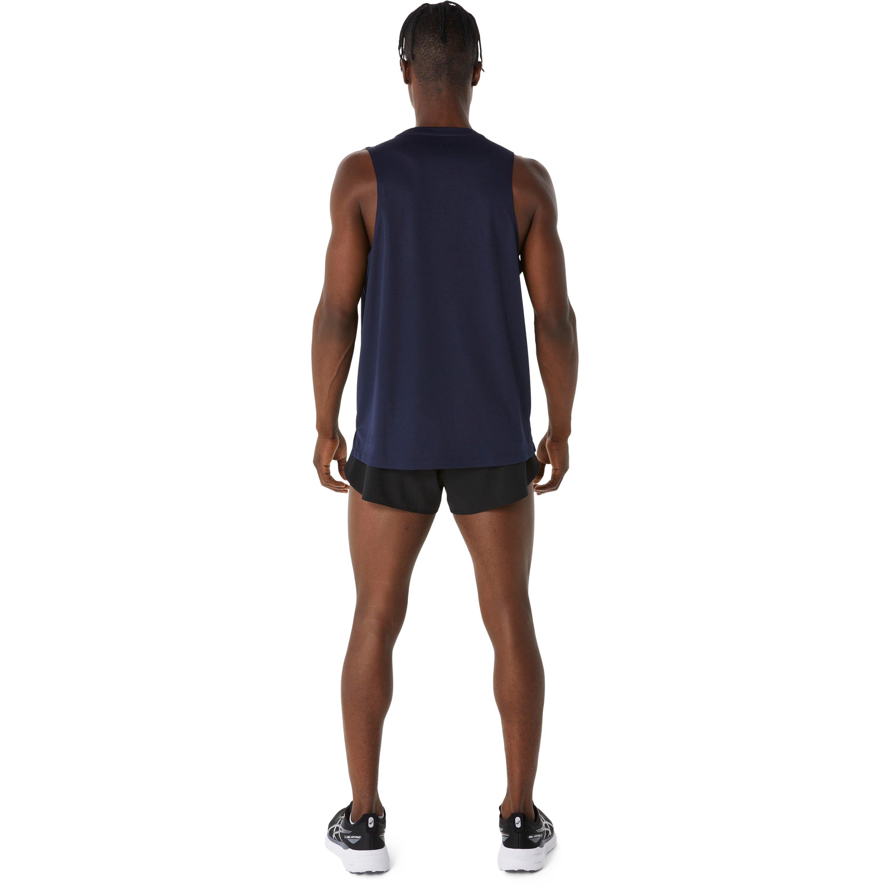 Midnight - Asics - Silver Singlet Mens - 3