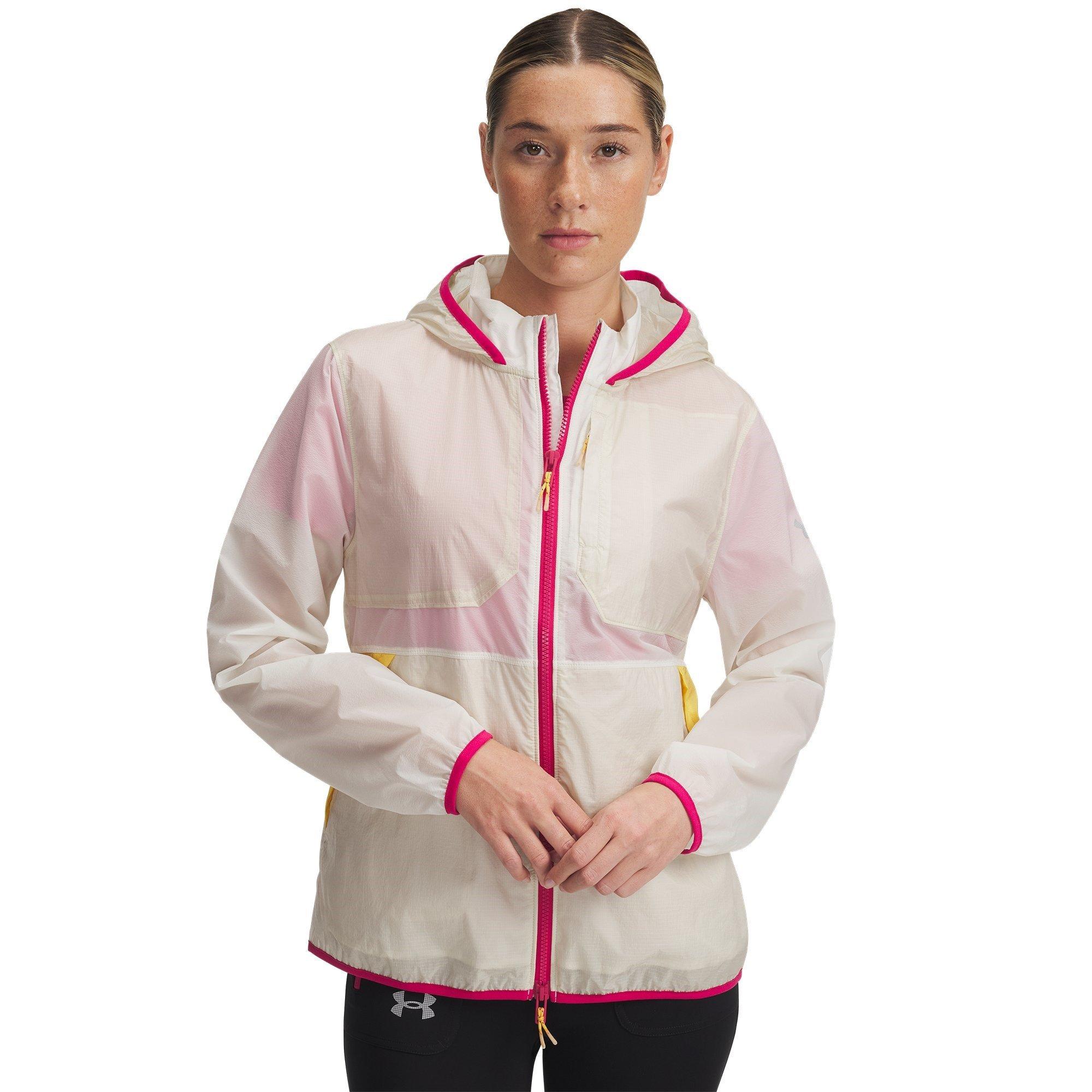 Brown - Under Armour - Women's Weather Resistant Breathable Performance Running Jacket - 1
