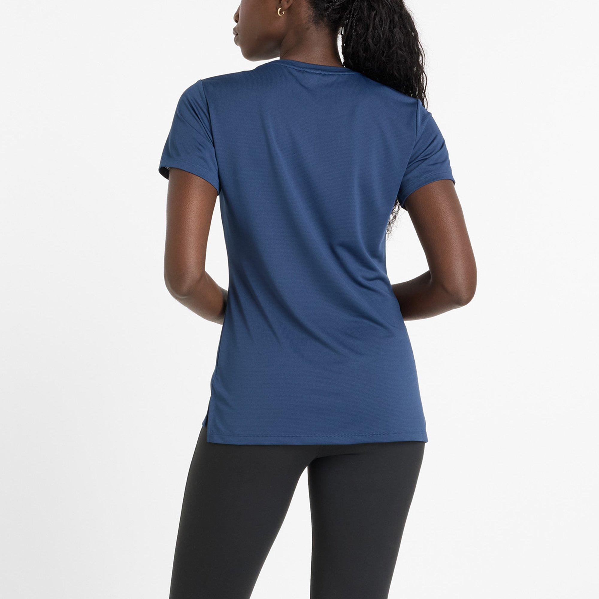 Navy - New Balance - Run Short Sleeve Performance Running Top - 2
