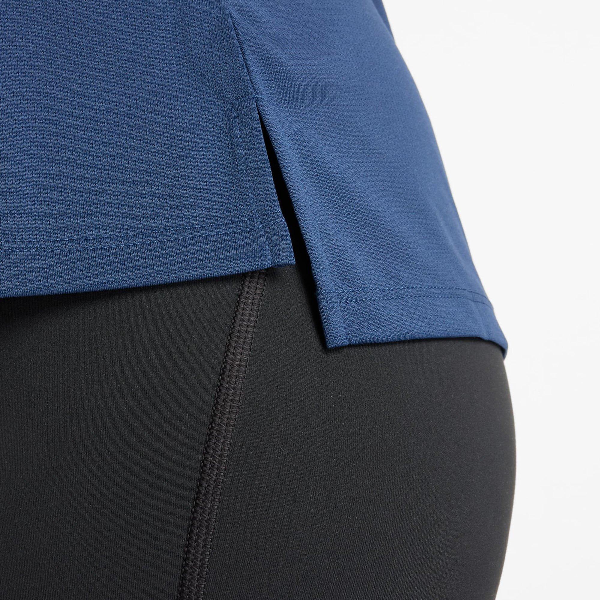 Navy - New Balance - Run Short Sleeve Performance Running Top - 4