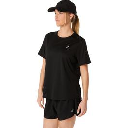 Asics Silver Short Sleeve Tops Womens