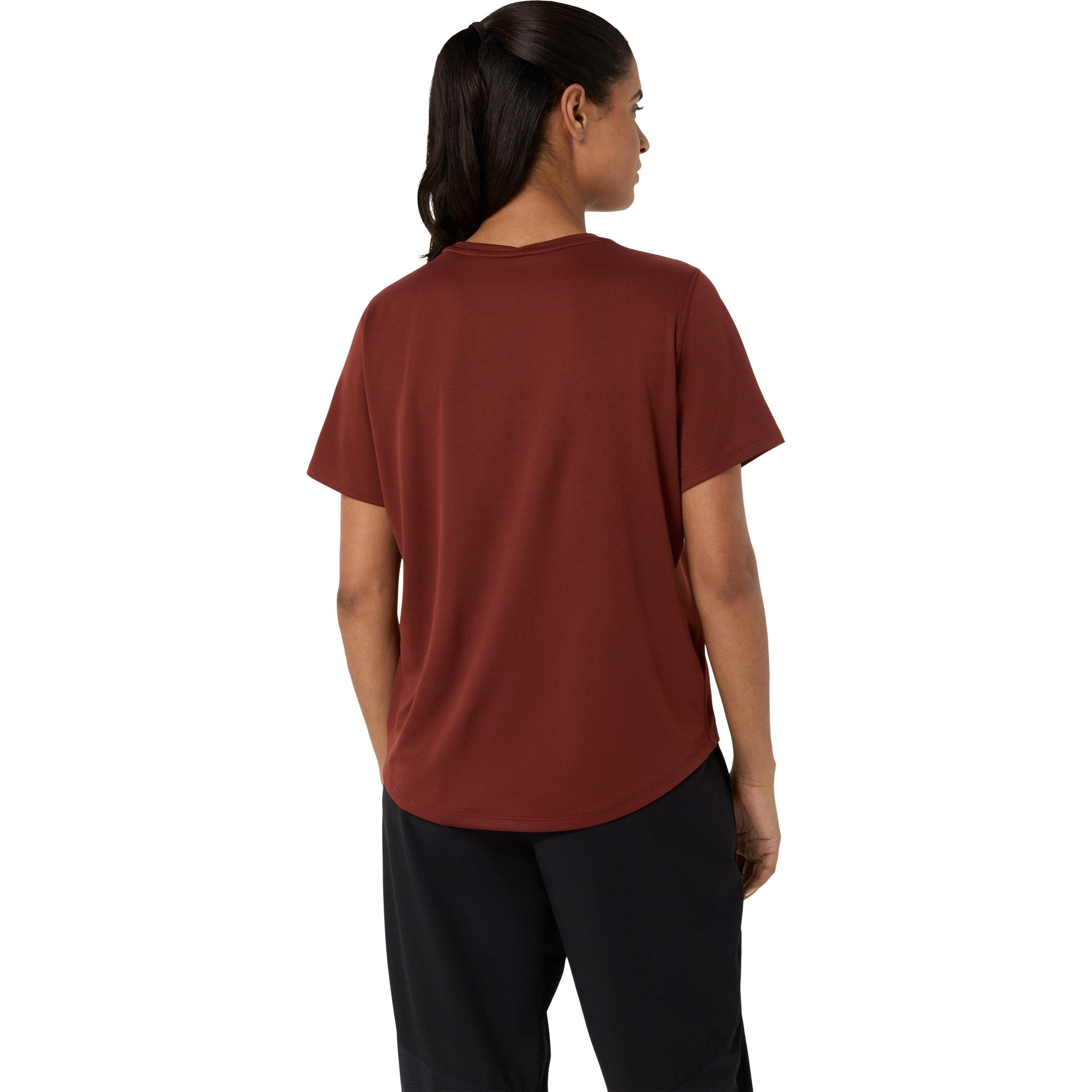 SINGED RED - Asics - Silver Short Sleeve Tops Womens - 2