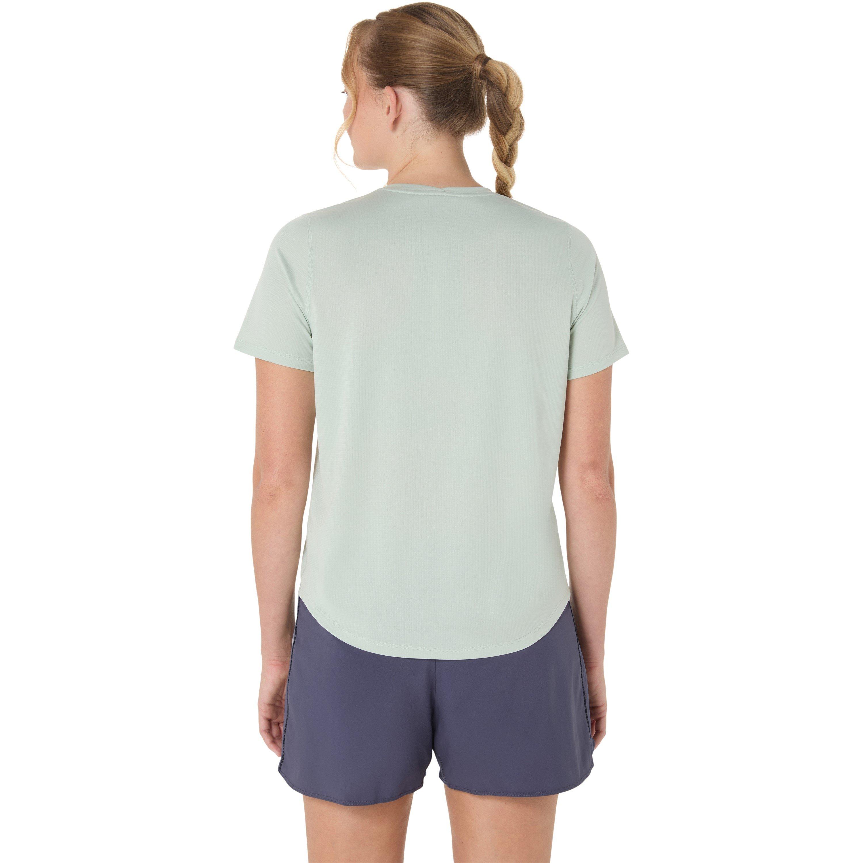 Lichen Rock - Asics - Silver Short Sleeve Tops Womens - 2
