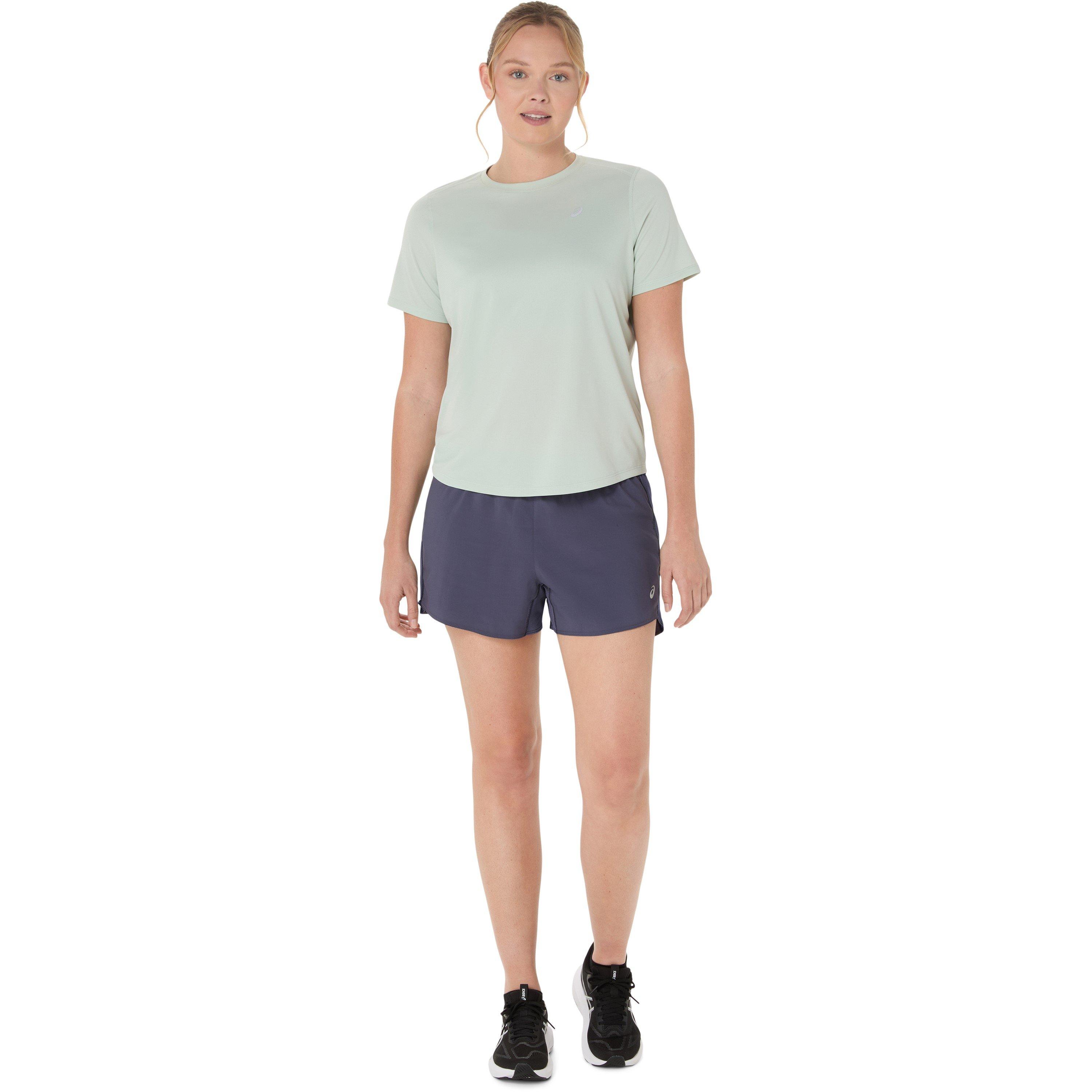Lichen Rock - Asics - Silver Short Sleeve Tops Womens - 5