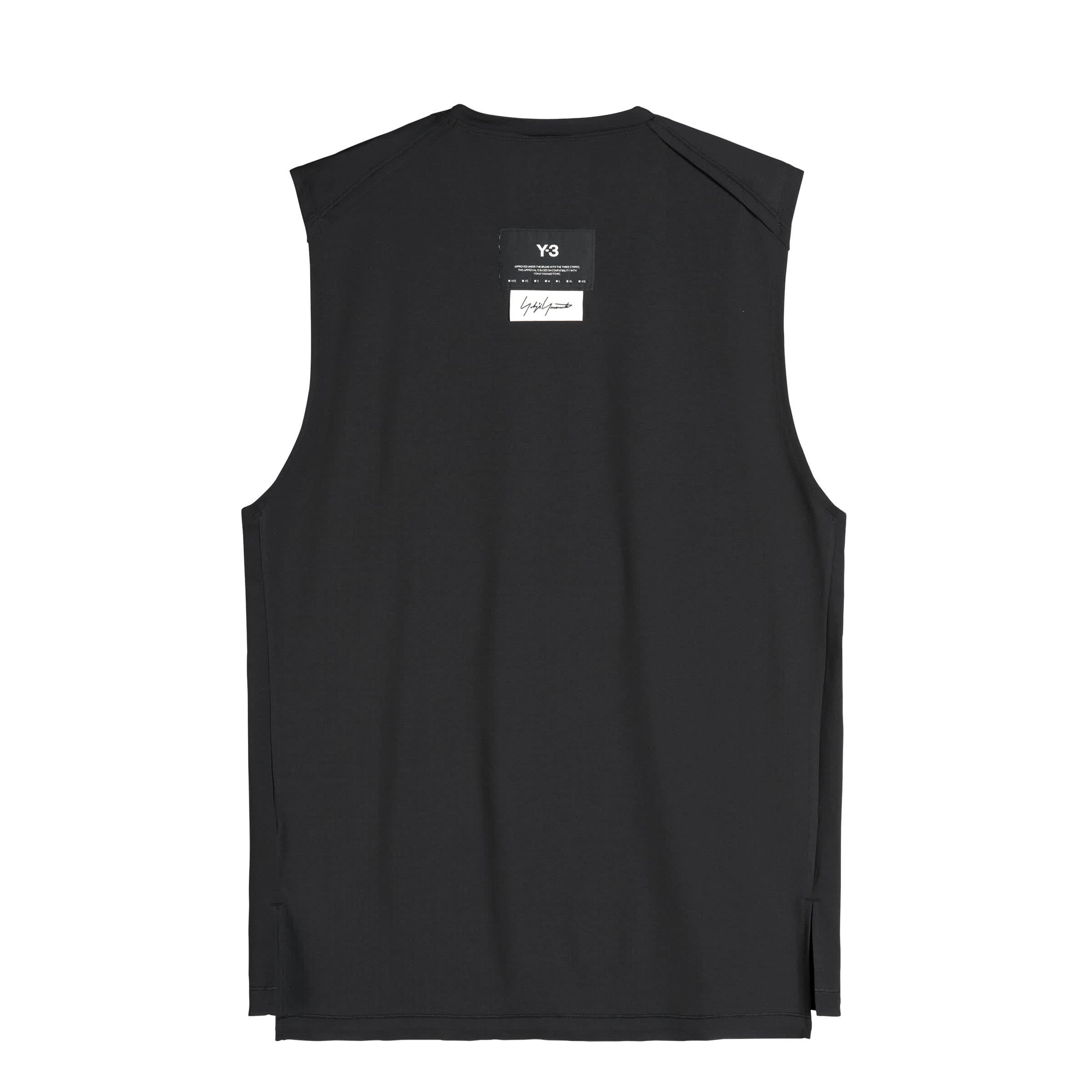 Black - Y3 - Men's Performance Running Vest - 2
