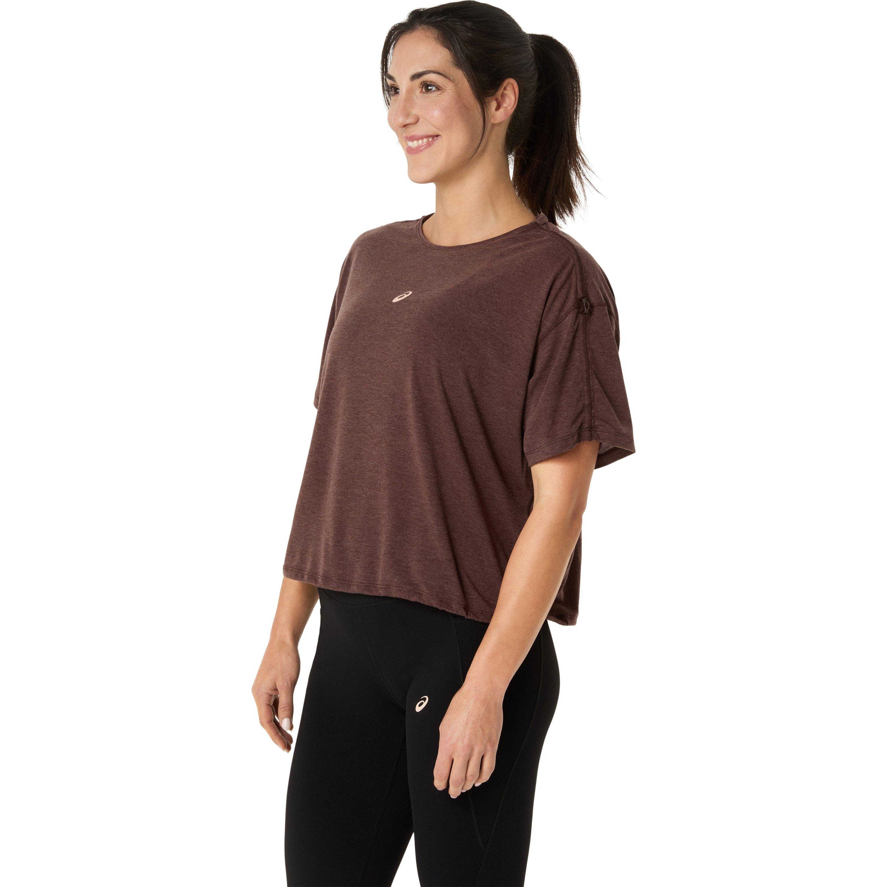 Nagino Run Adjustable Short Sleeve Tops Womens