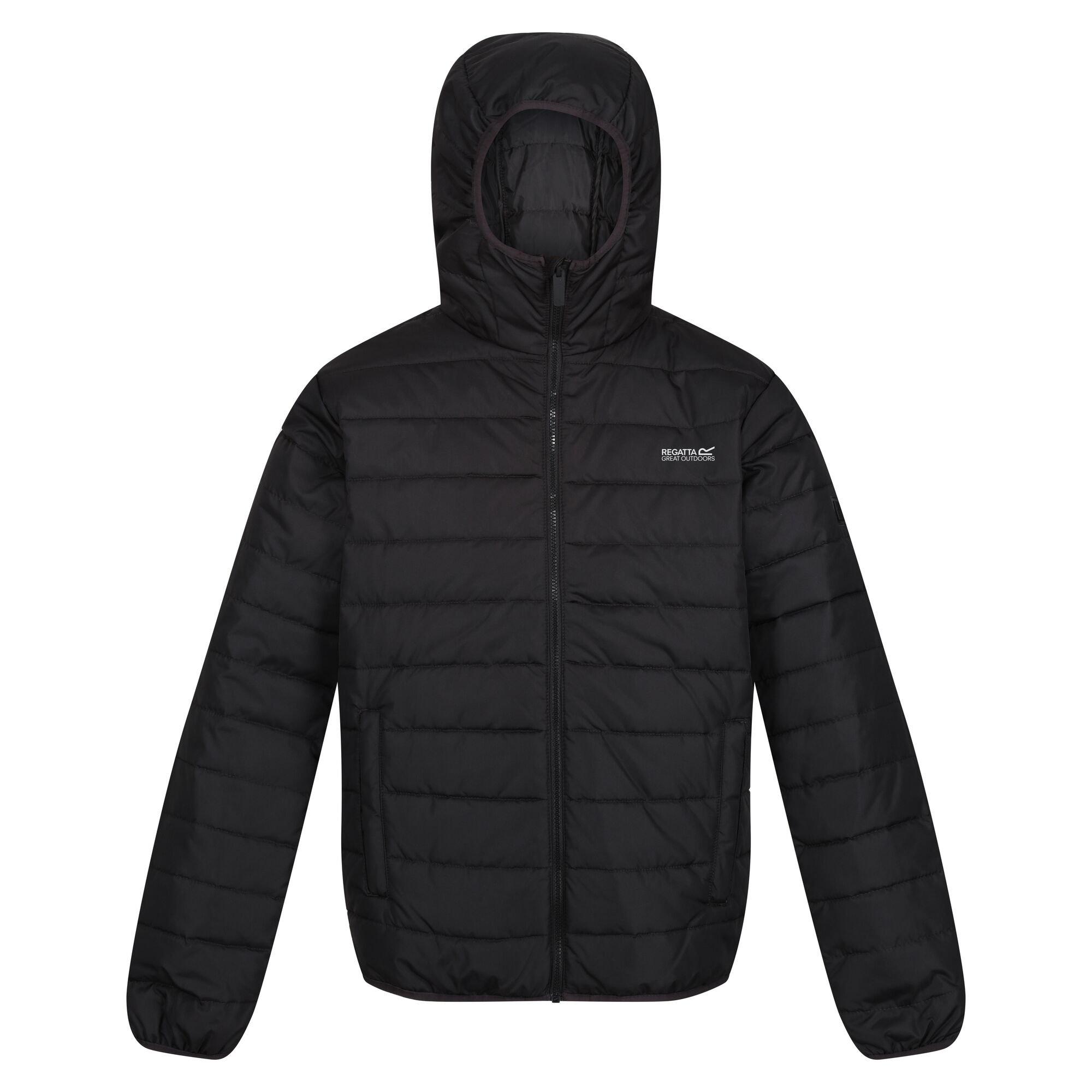 Black - Regatta - Men's Helfa Water-Repellent Insulated Quilted Jacket - 7