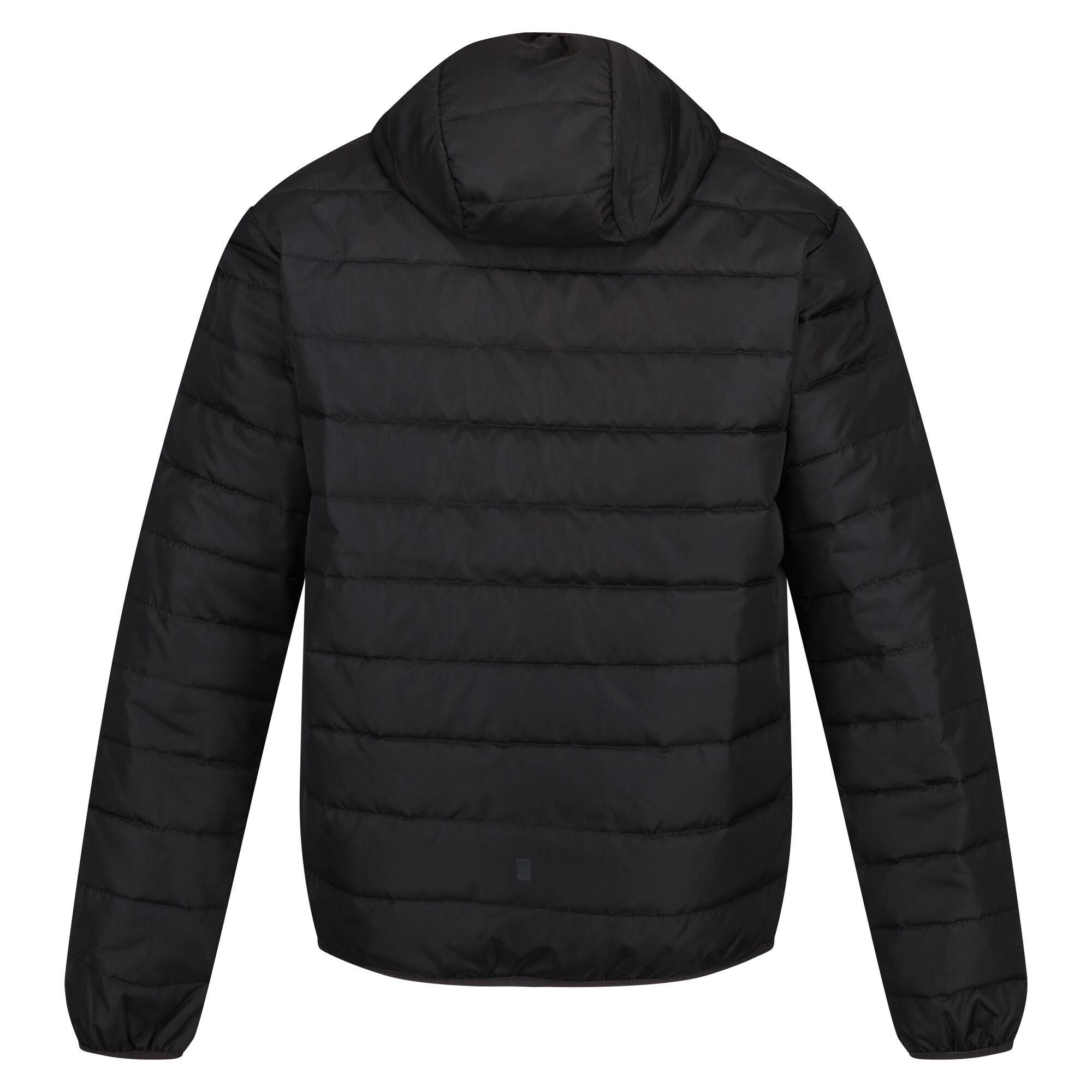 Black - Regatta - Men's Helfa Water-Repellent Insulated Quilted Jacket - 8