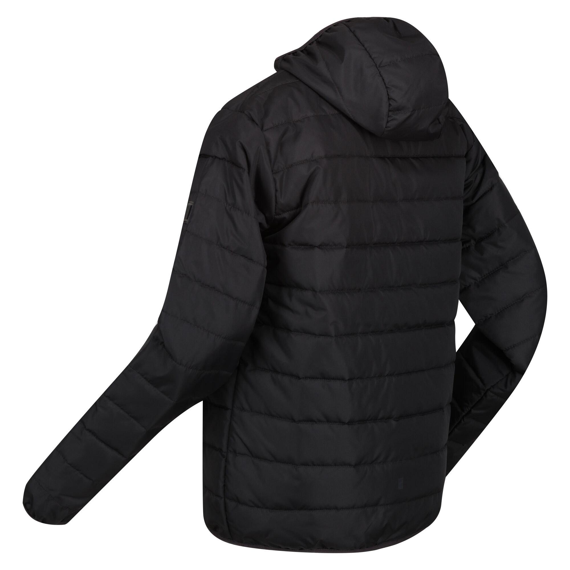 Black - Regatta - Men's Helfa Water-Repellent Insulated Quilted Jacket - 10
