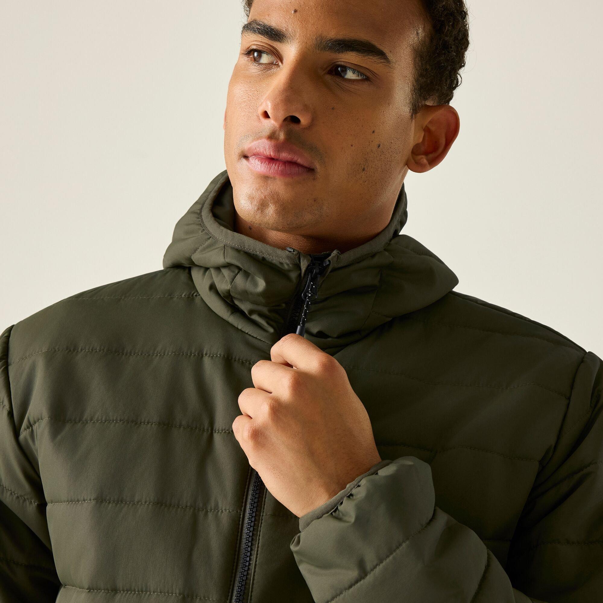 Dark Khaki - Regatta - Mens Helfa Insulated Jacket - 4