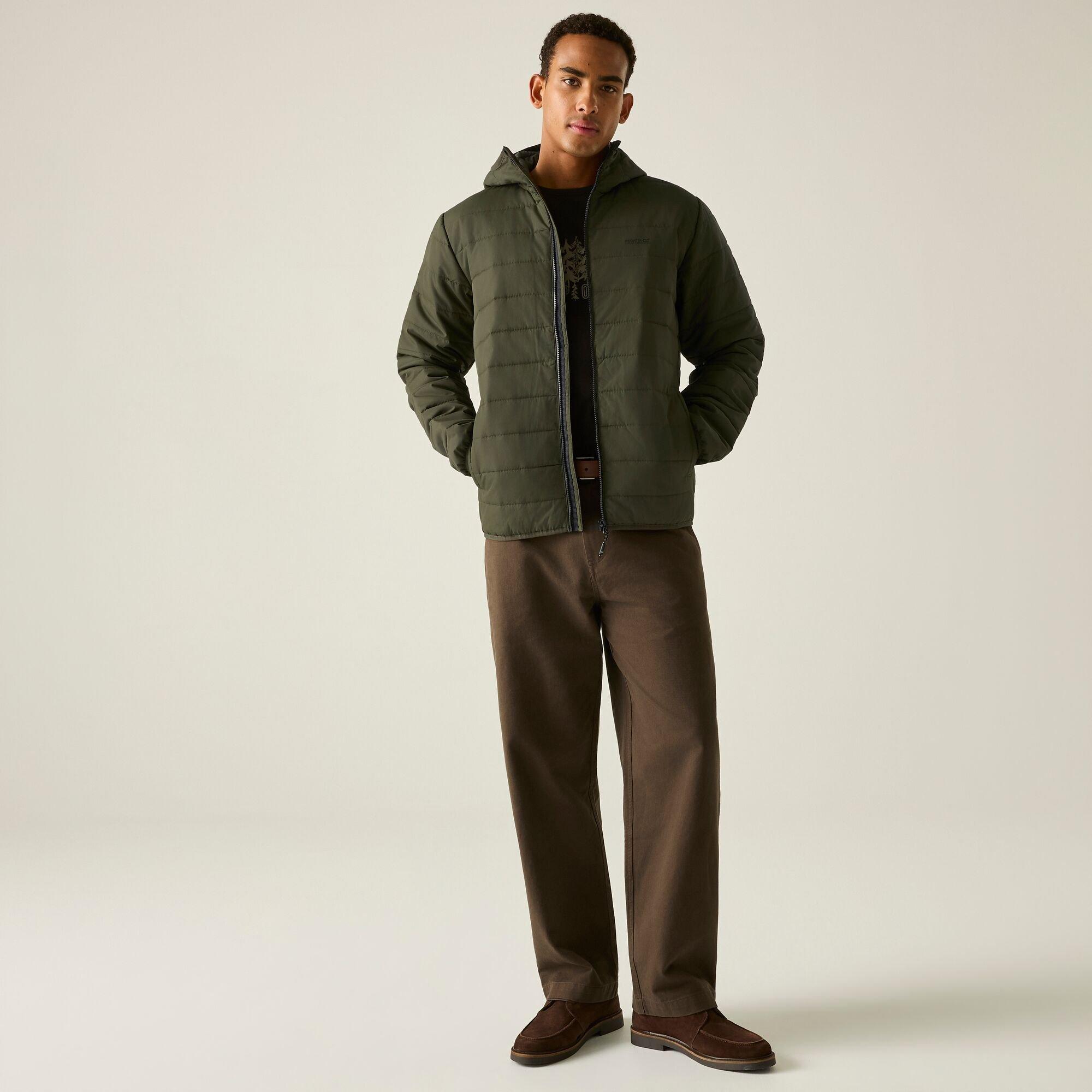 Dark Khaki - Regatta - Mens Helfa Insulated Jacket - 6