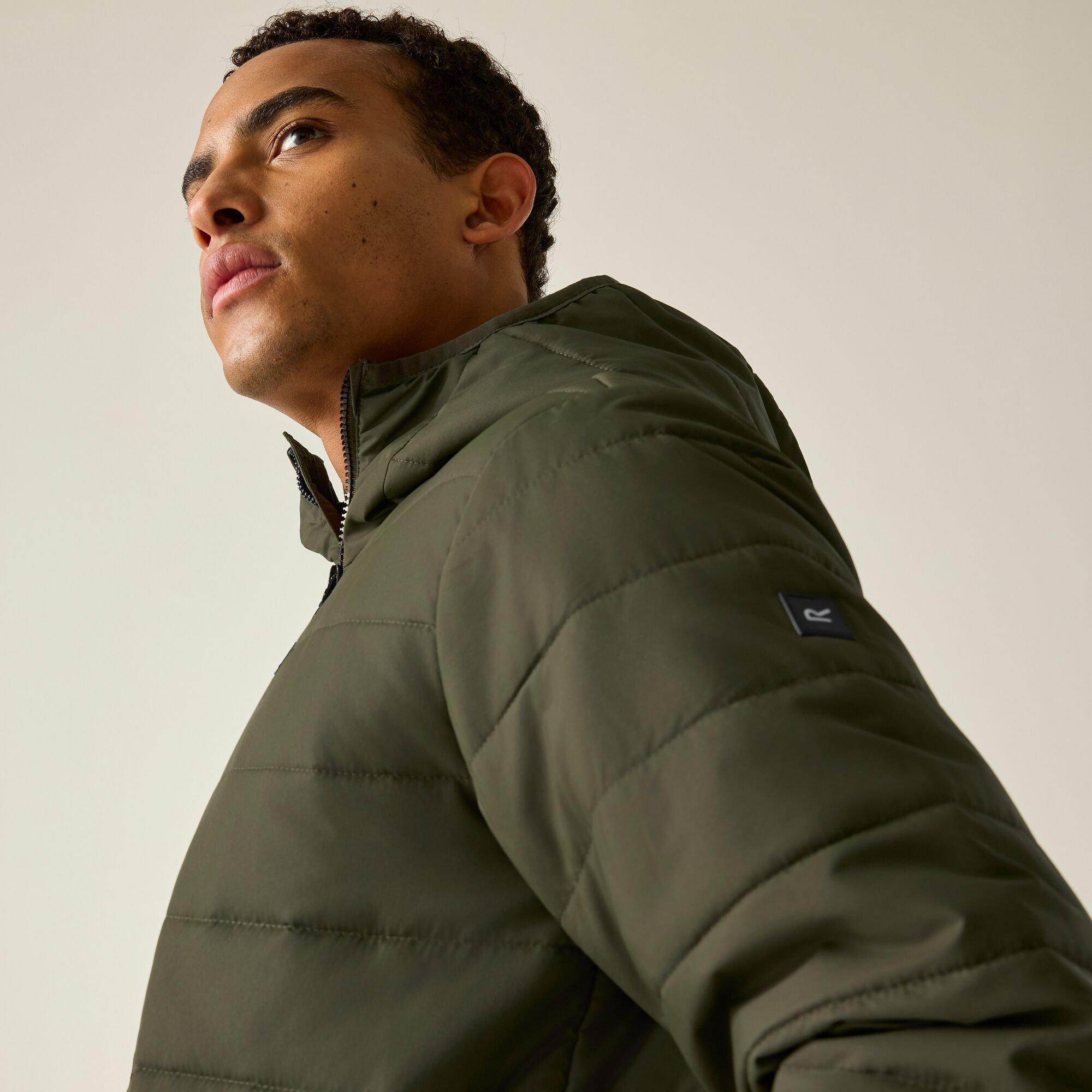 Dark Khaki - Regatta - Mens Helfa Insulated Jacket - 7