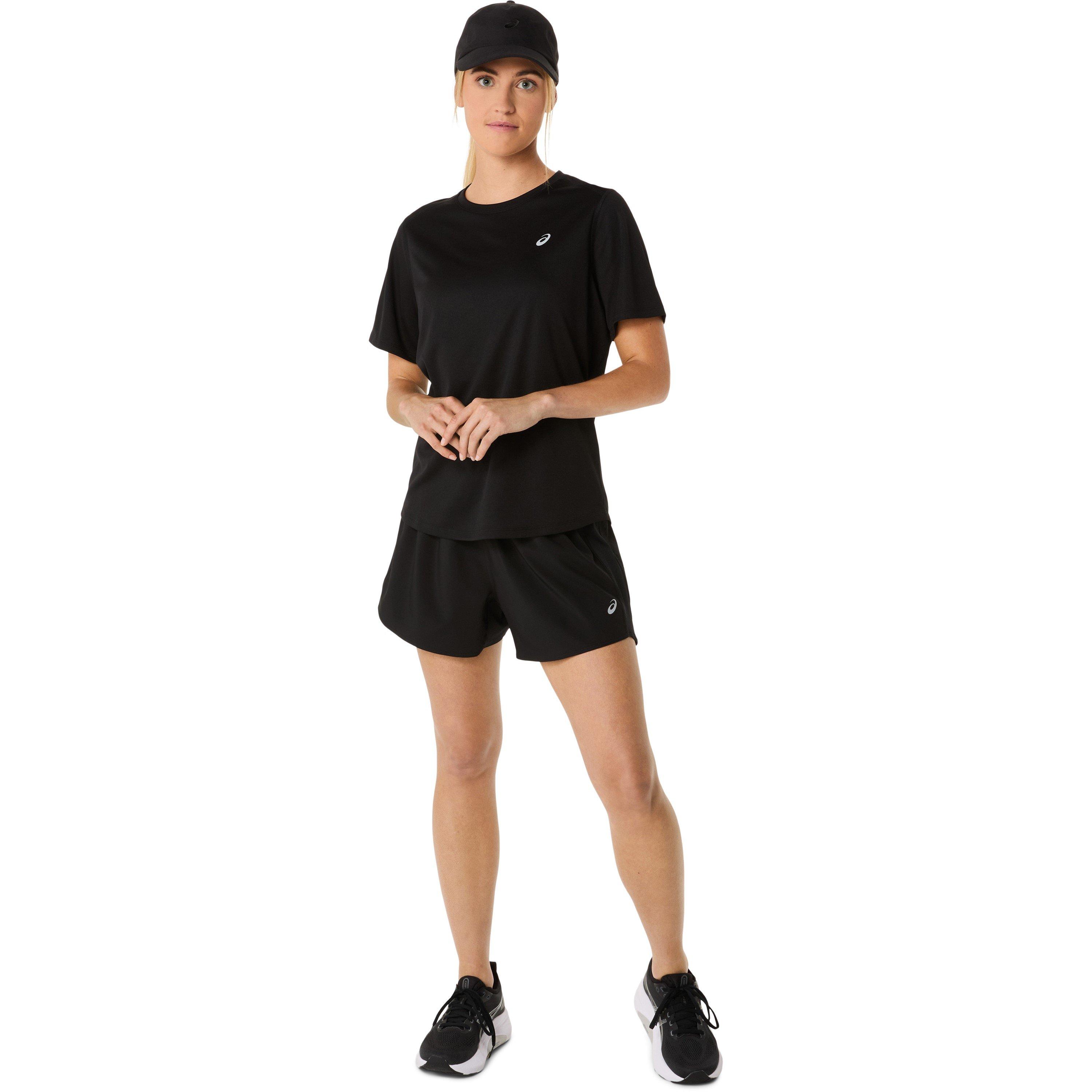 Perf.Black - Asics - Silver 4In Short Womens - 3