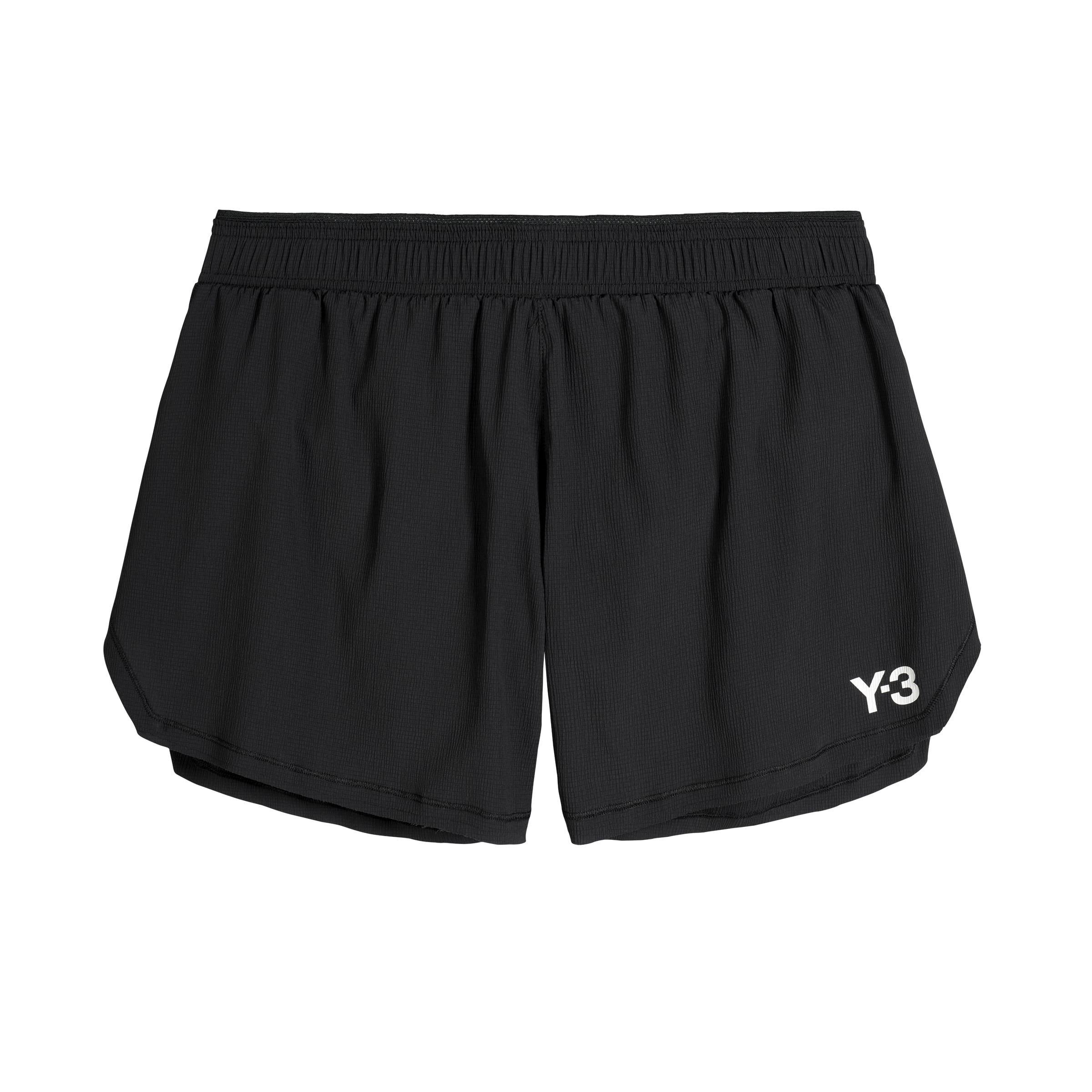 Black - Y3 - Men's Performance Running Shorts - 1