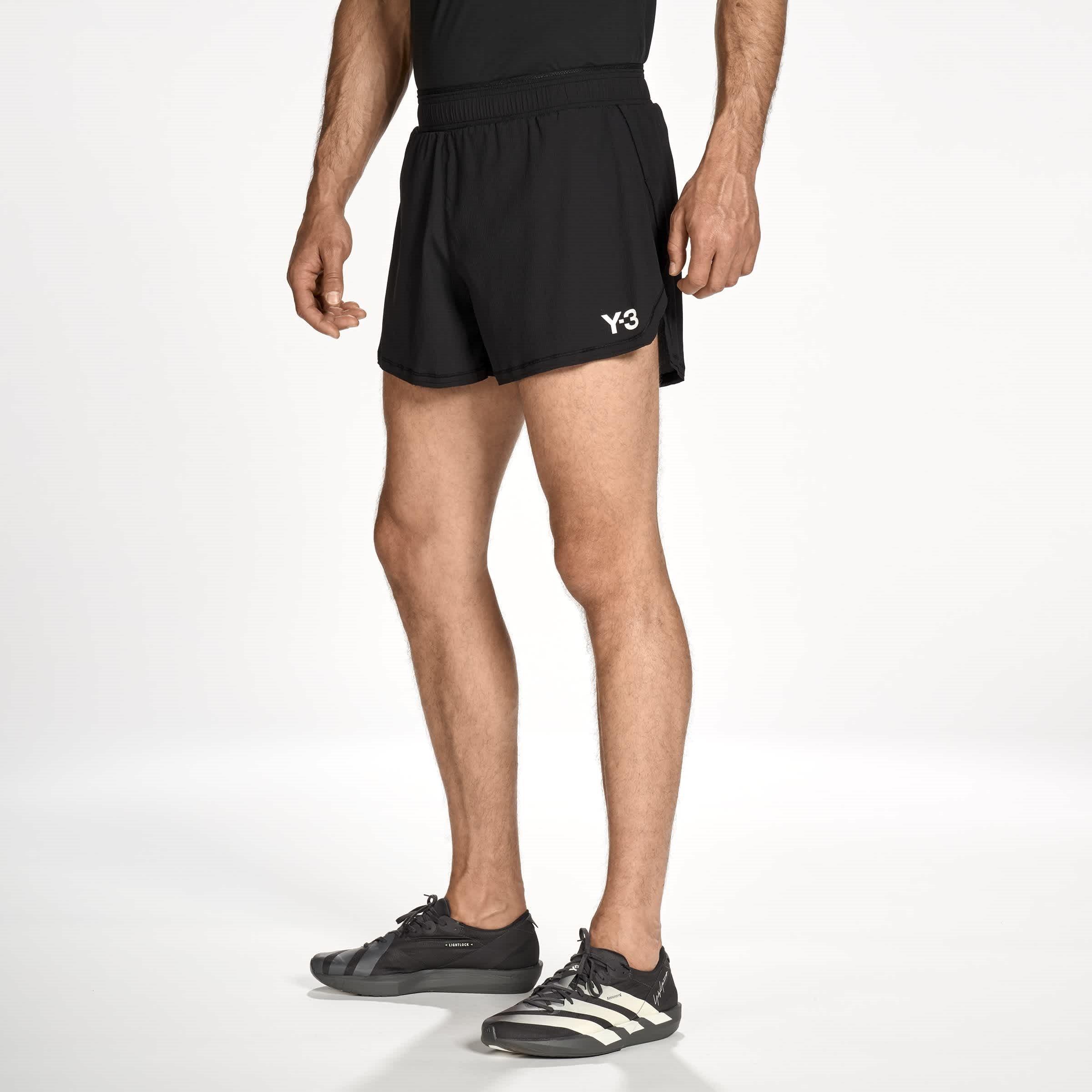 Black - Y3 - Men's Performance Running Shorts - 7