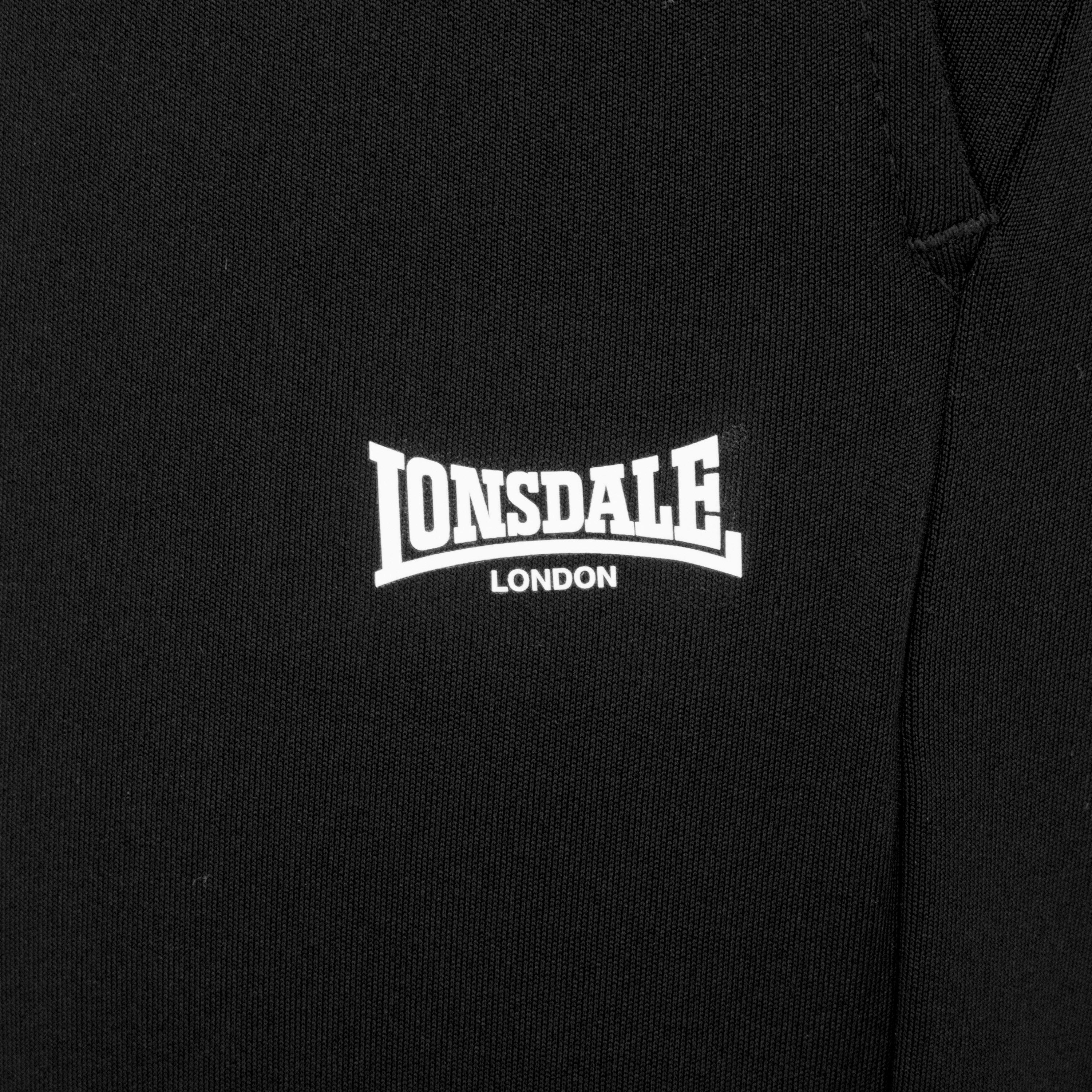 Black - Lonsdale - Mens Running Pants - 5