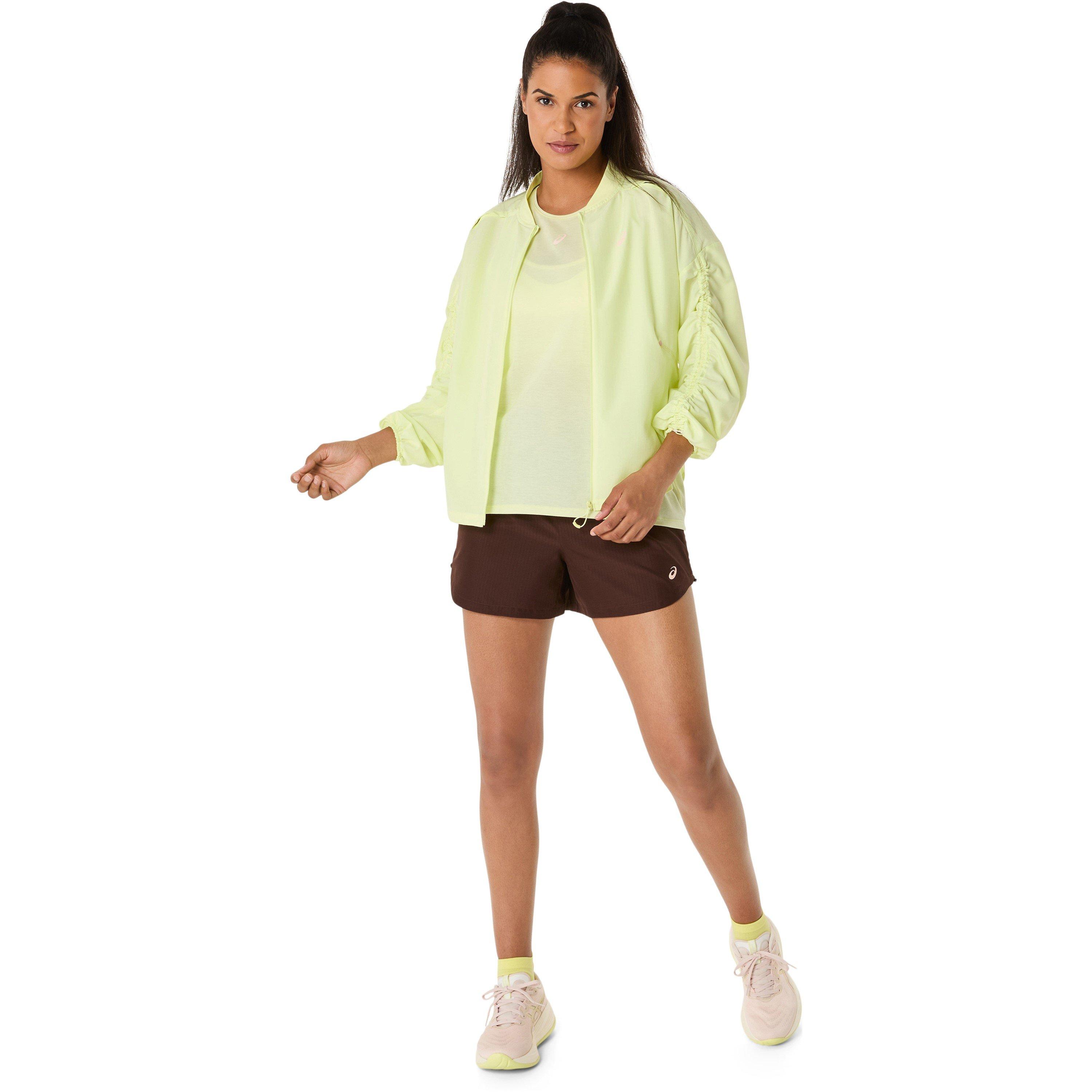 Coffee - Asics - Nagino Run Adjustable 4In Shorts Womens - 4