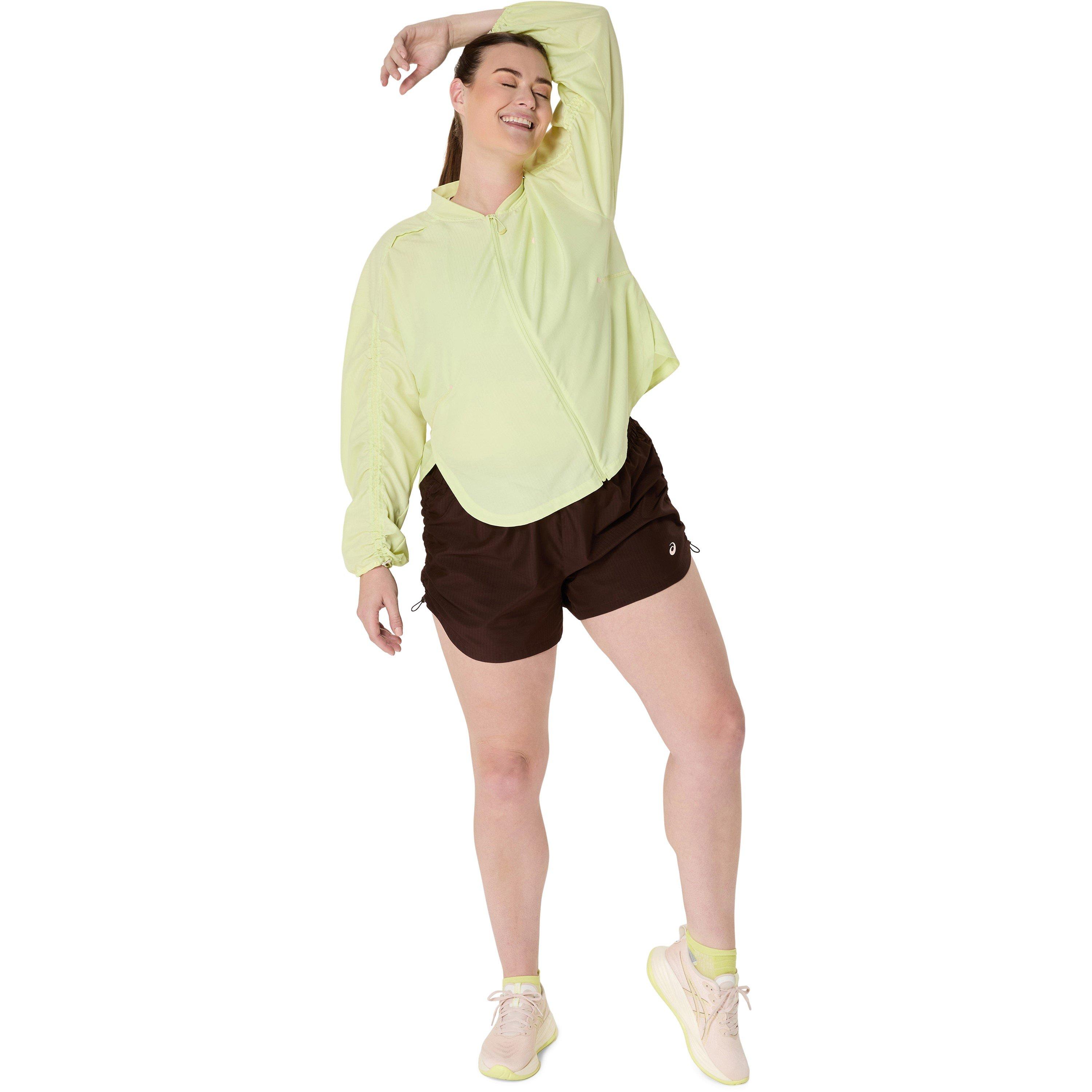 Coffee - Asics - Nagino Run Adjustable 4In Shorts Womens - 6