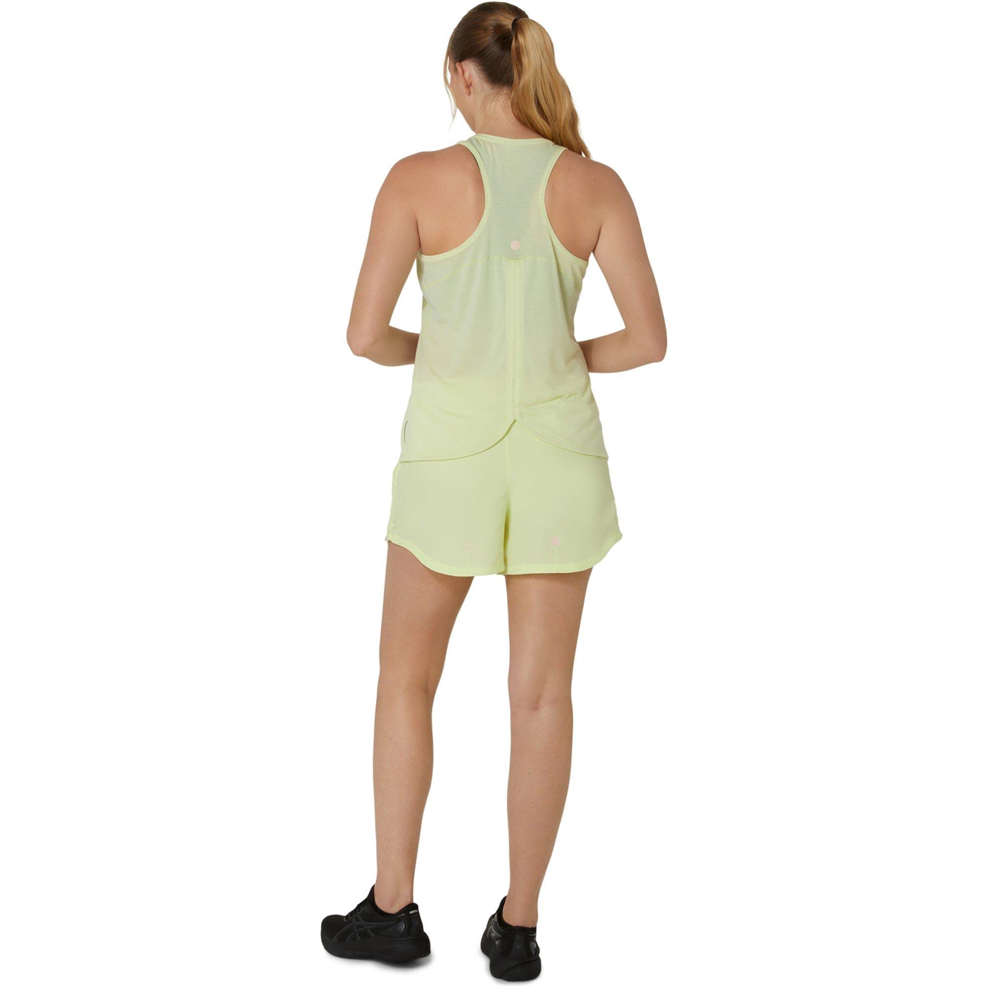 Huddle Yellow - Asics - Nagino Run Adjustable 4In Shorts Womens - 4