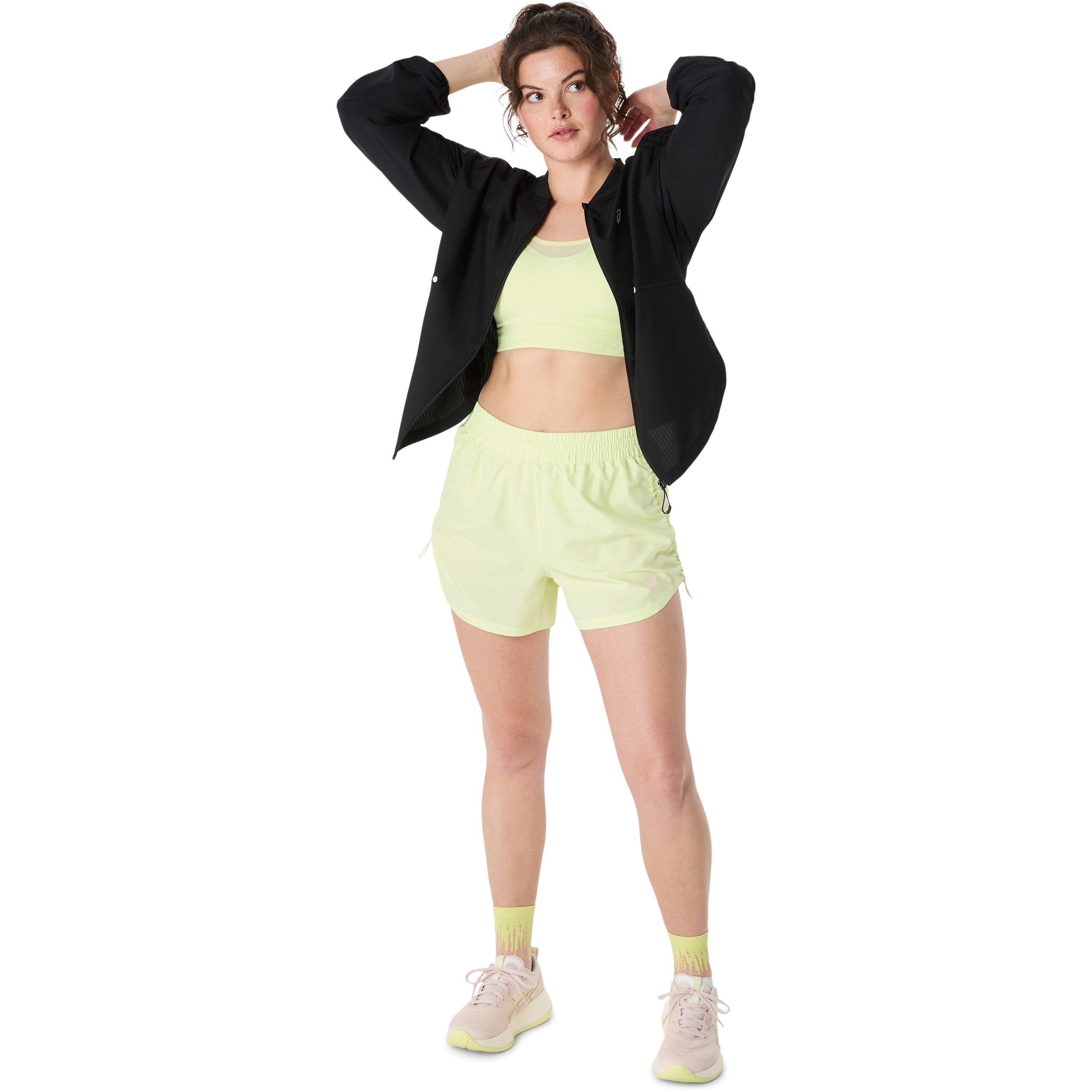 Huddle Yellow - Asics - Nagino Run Adjustable 4In Shorts Womens - 7