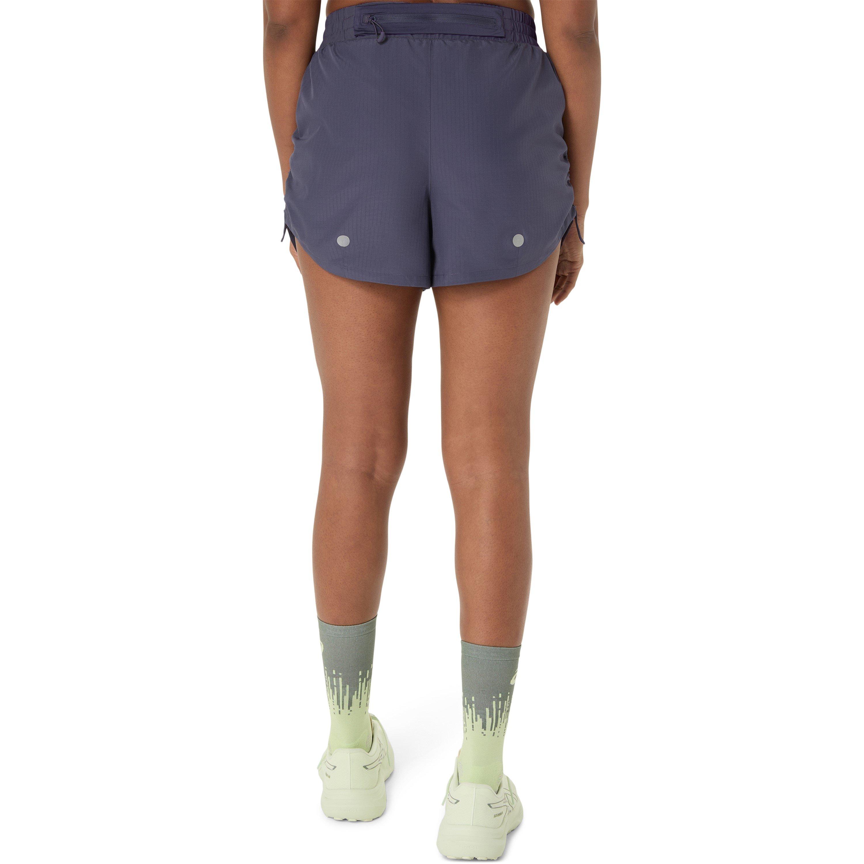 Indigo Fog - Asics - Nagino Run Adjustable 4In Shorts Womens - 2