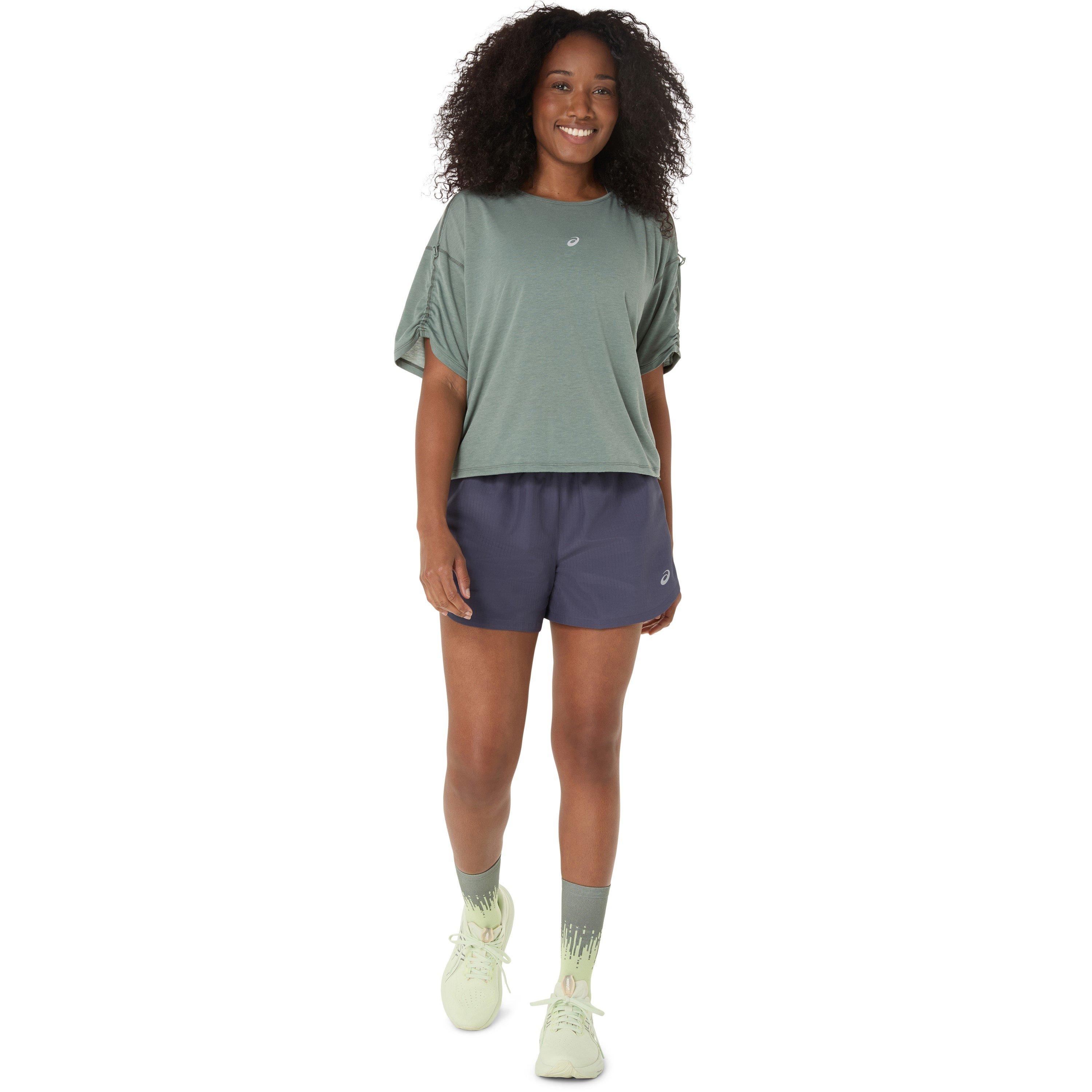 Indigo Fog - Asics - Nagino Run Adjustable 4In Shorts Womens - 7