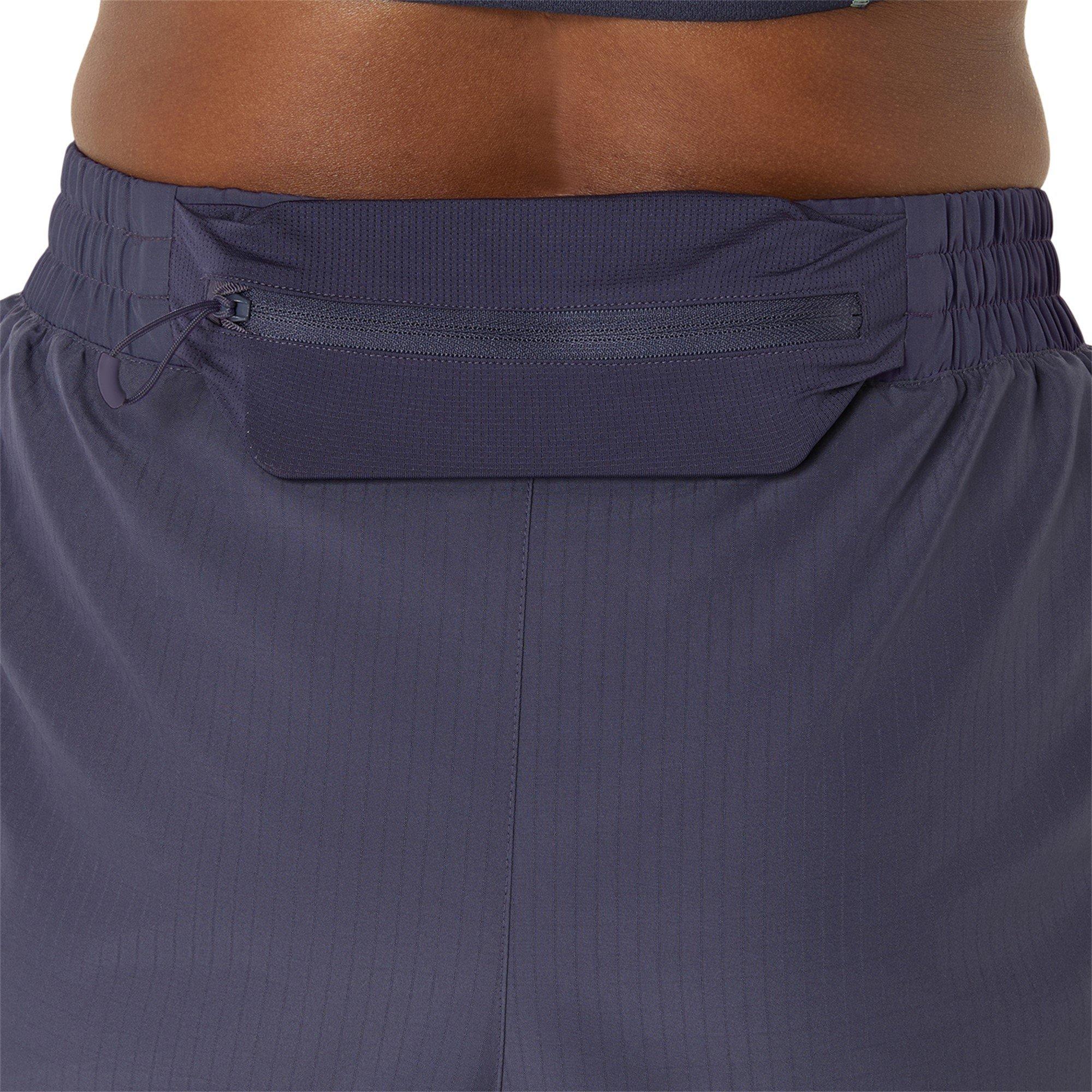 Indigo Fog - Asics - Nagino Run Adjustable 4In Shorts Womens - 8