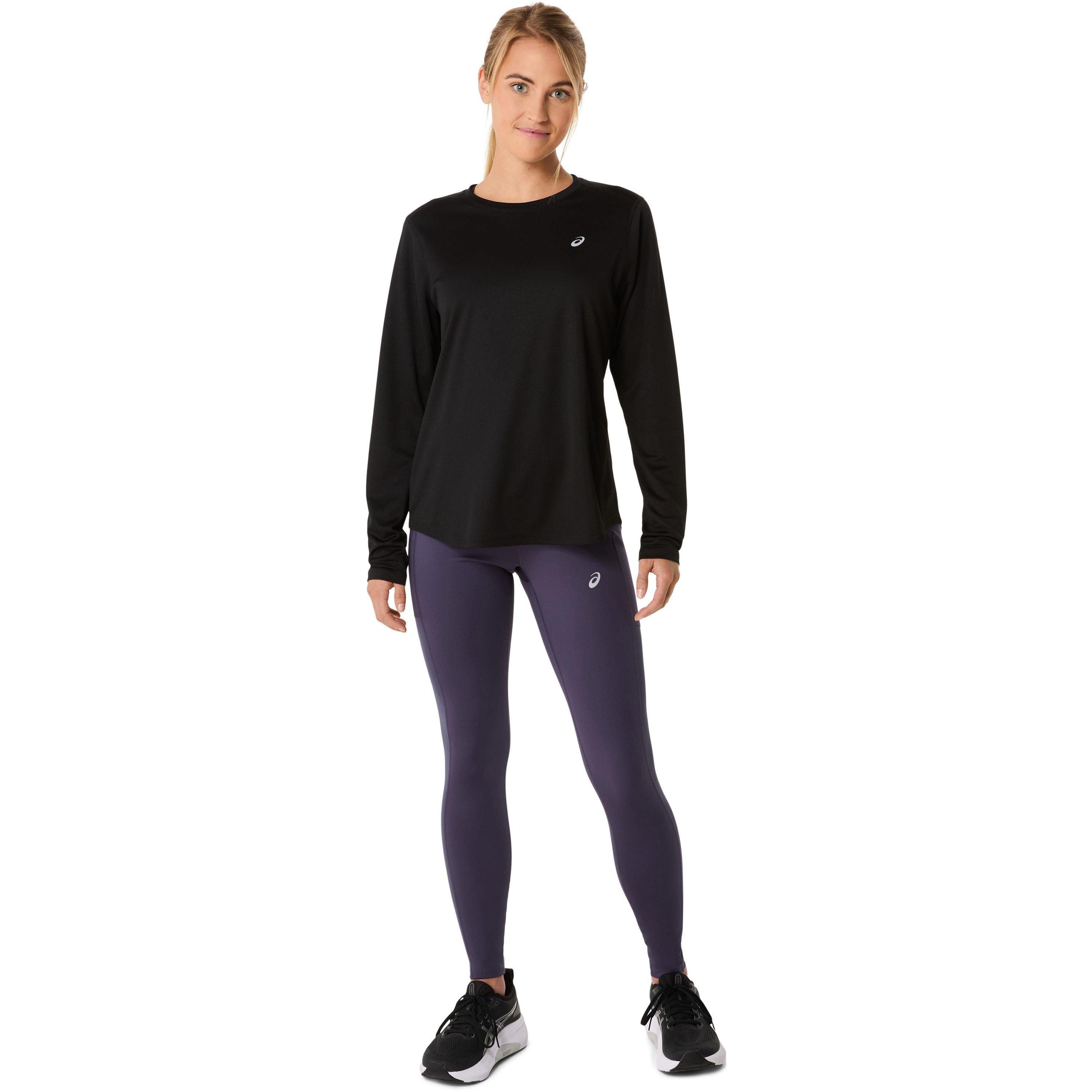 Perf.Black - Asics - Silver Long Sleeve Top Womens - 3